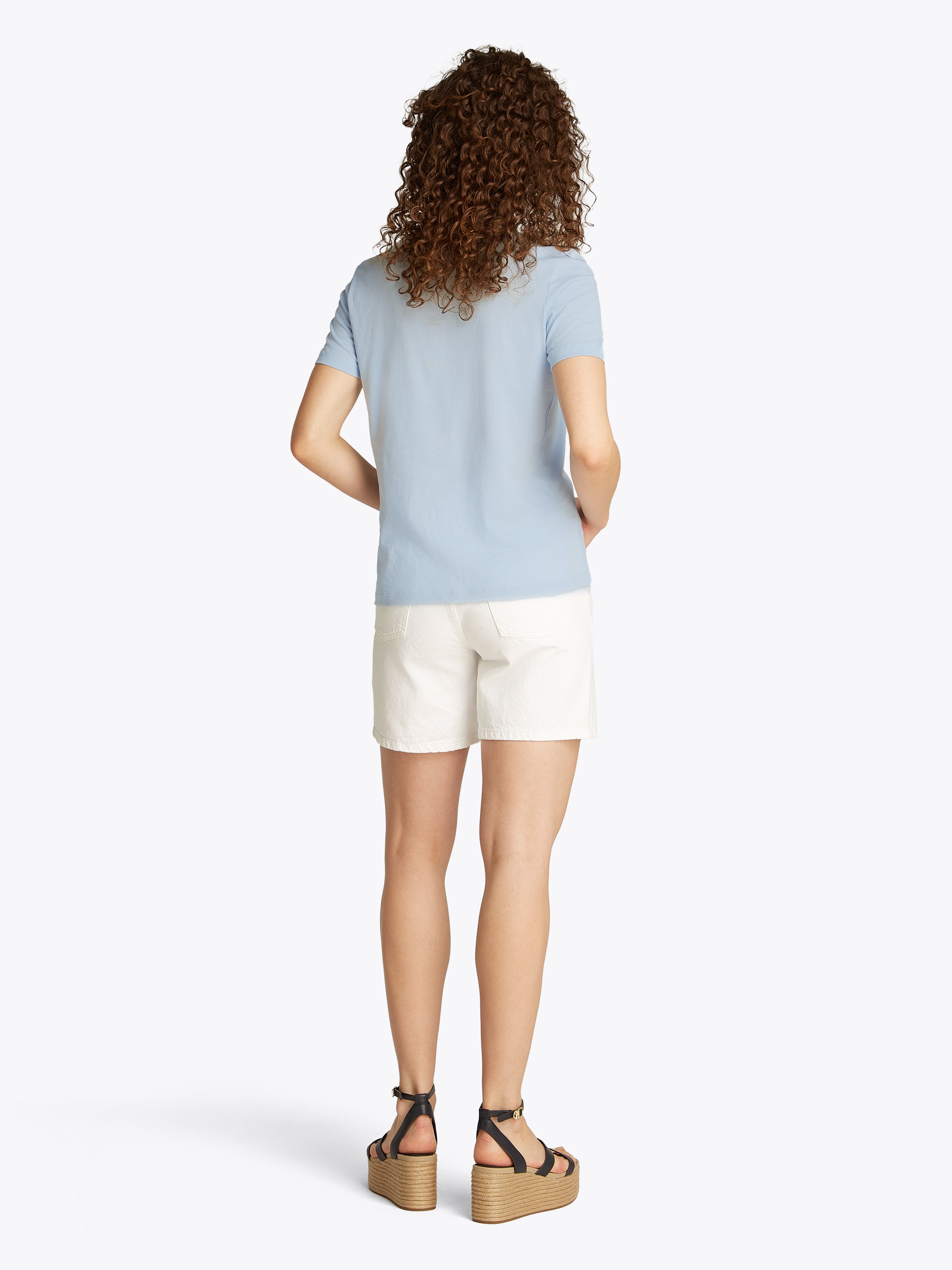 Tommy Hilfiger T-Shirt »REG CORP LOGO C-NK SS«, mit Logoschriftzug