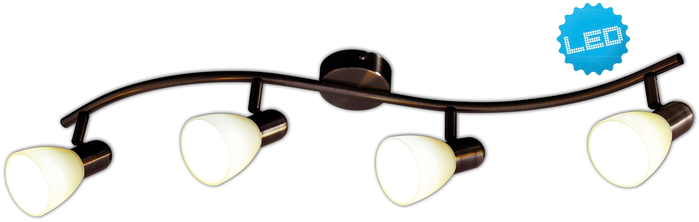näve LED Deckenspot »Mestre«, 4 flammig, Leuchtmittel E14   LED wechselbar, günstig online kaufen