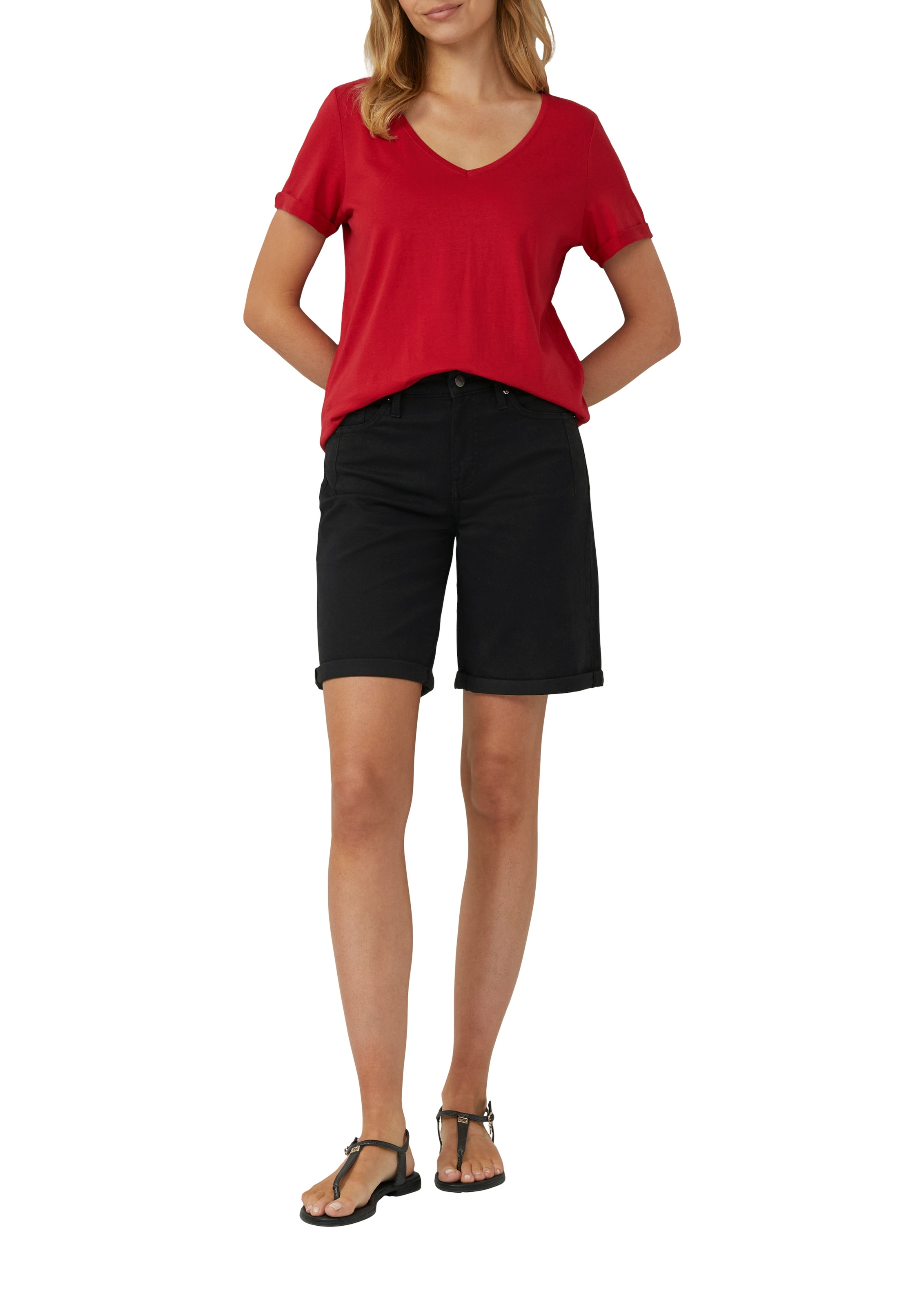 s.Oliver Jeansbermudas, im 5-Pocket-Style