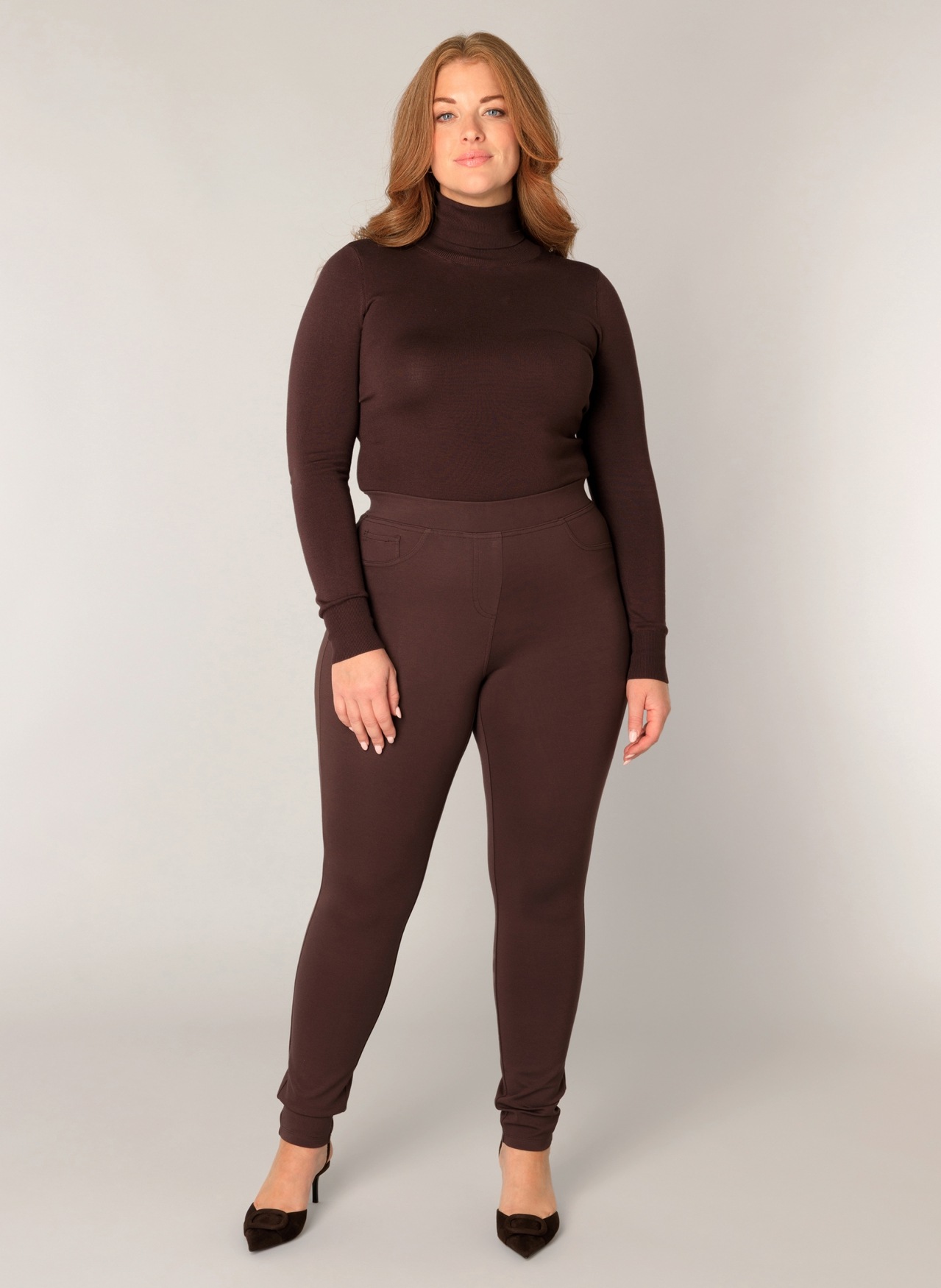 Base Level Curvy Jeggings »Arnika«, mit Badge