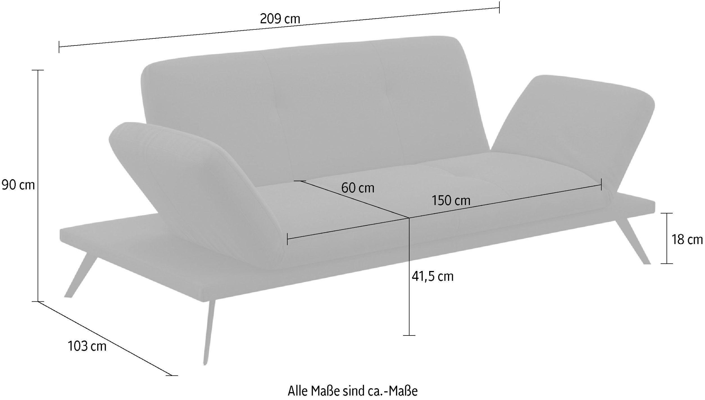 machalke® 3-Sitzer »butterfly«