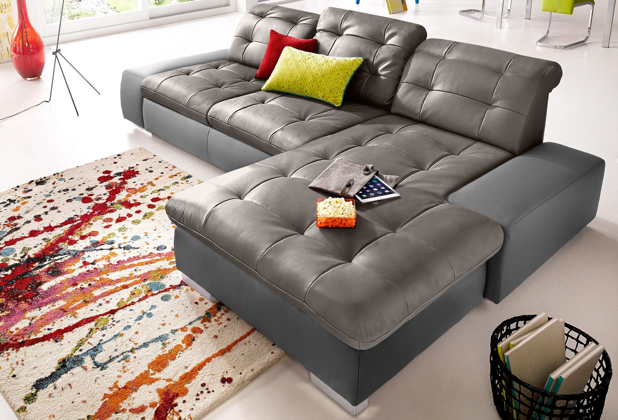 sit&more Ecksofa »Palomino L-Form«, wahlweise XL oder XXL und mit Bettfunkt günstig online kaufen