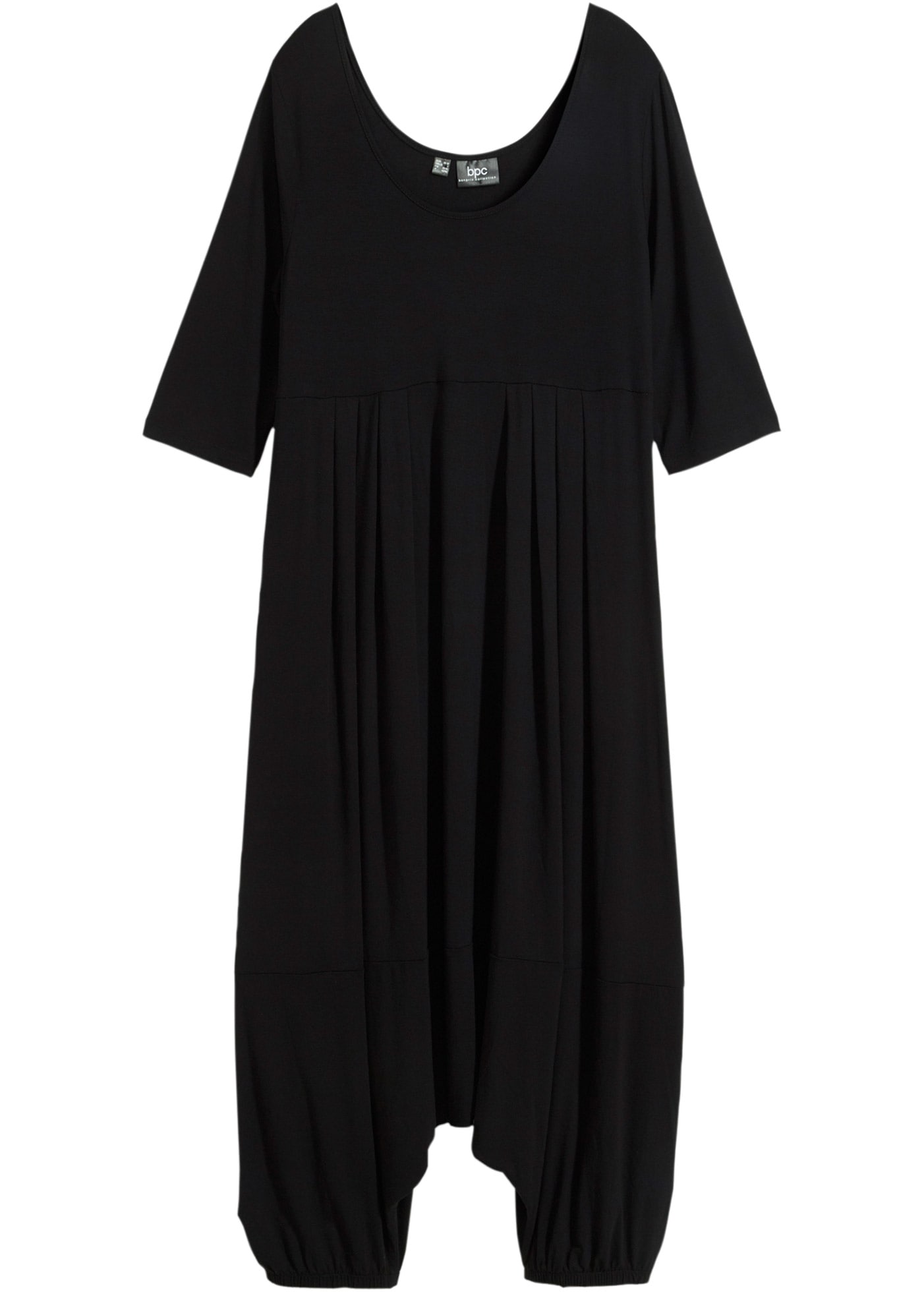 bonprix Jumpsuit »Jumpsuit mit Haremshose aus nachhaltiger Viskose« für den Alltag, Oversize-Passform, 7/8-Länge