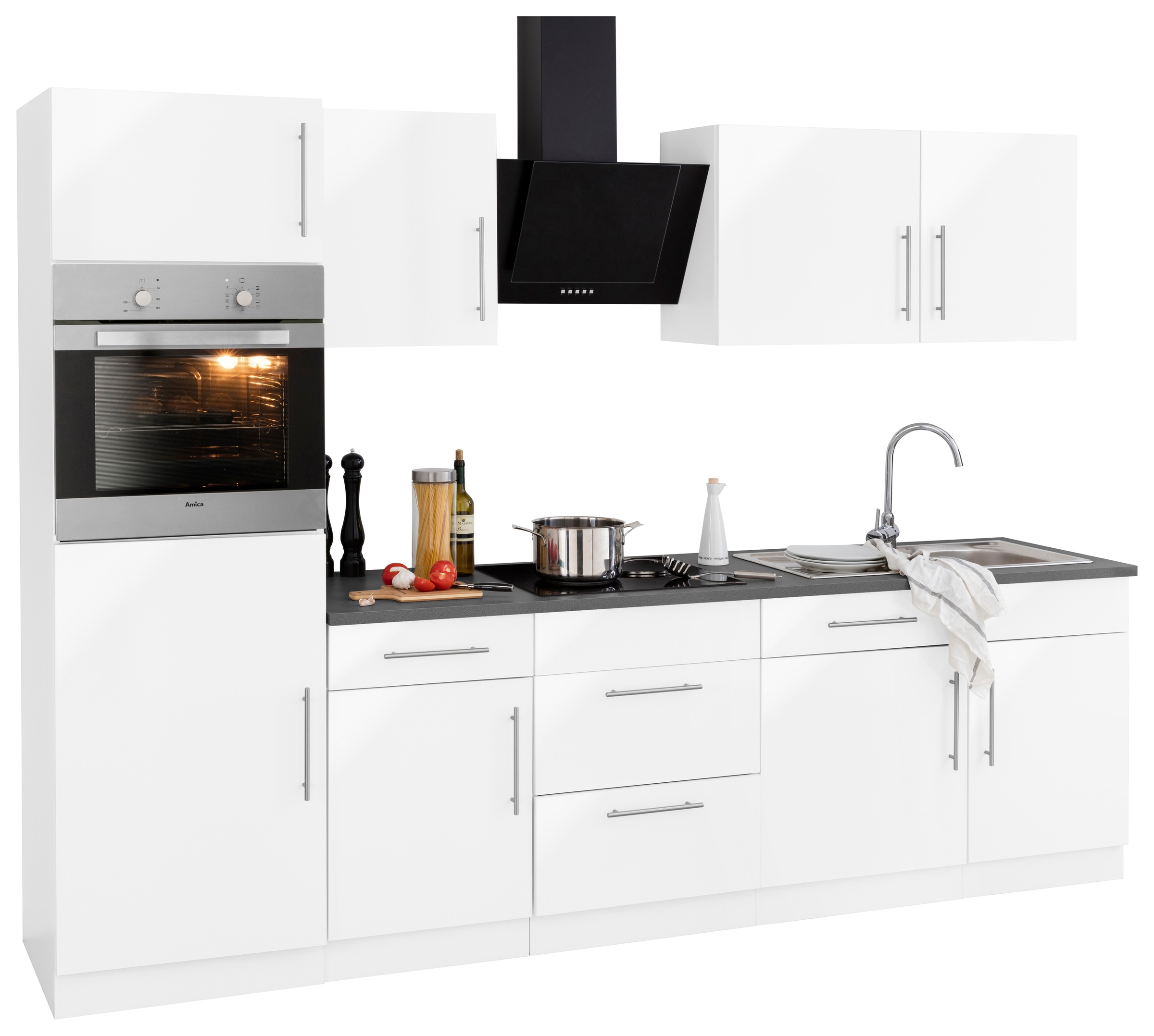 wiho Küchen Küchenzeile »Cali«, ohne E-Geräte, Breite 280 cm auf Rechnung  kaufen