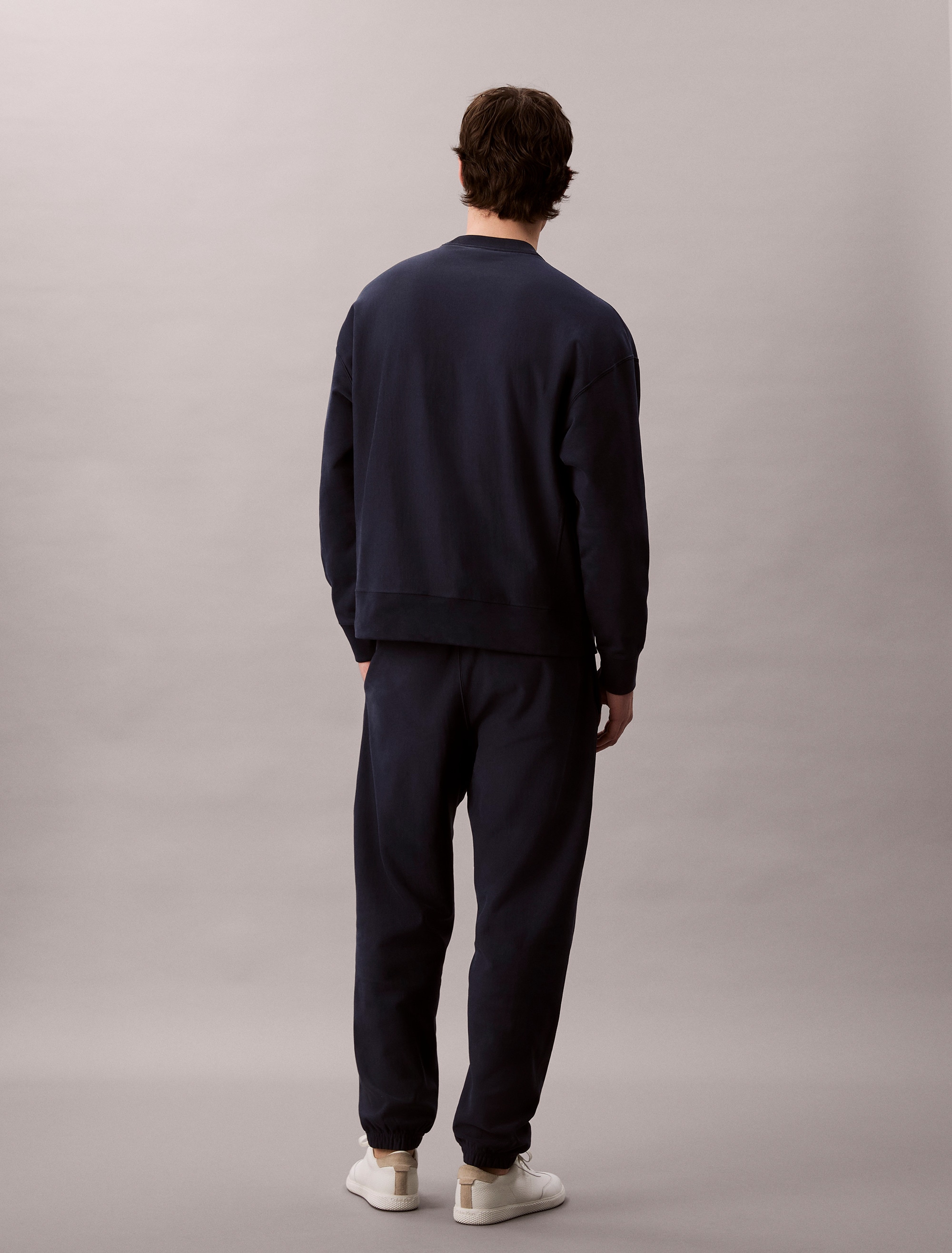 Calvin Klein Jeans Sweathose »PREMIUM TERRY MONOGRAM JOGGER«, Mit elastischem Bund