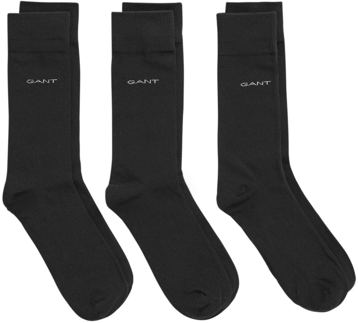 Gant Basicsocken, (Packung, 3 Paar), mit doppelt gesäumten Bündchen online  bestellen