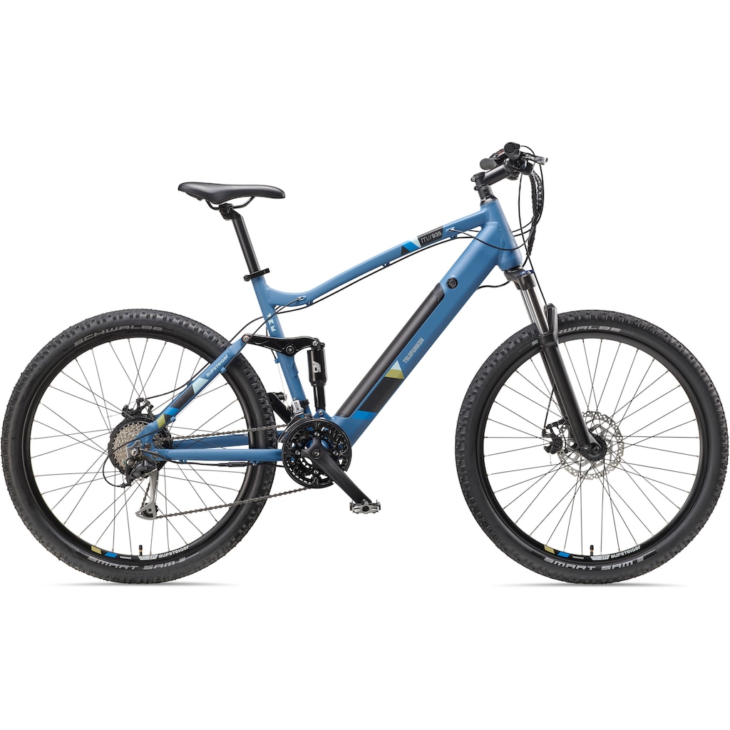 Telefunken E-Bike »Aufsteiger M935«, 24 Gang, Shimano, Acera, Heckmotor 250 W