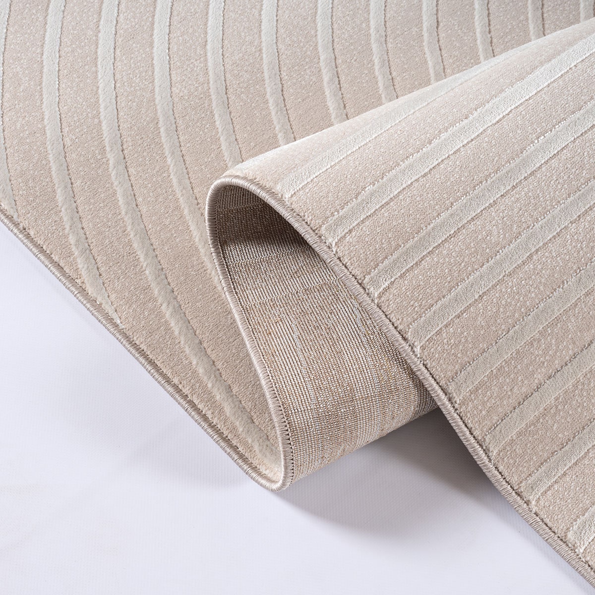 the carpet Teppich »Knight« rechteckig 12 mm Höhe moderner Wohnzimmer Teppich elegant glänzender Flor