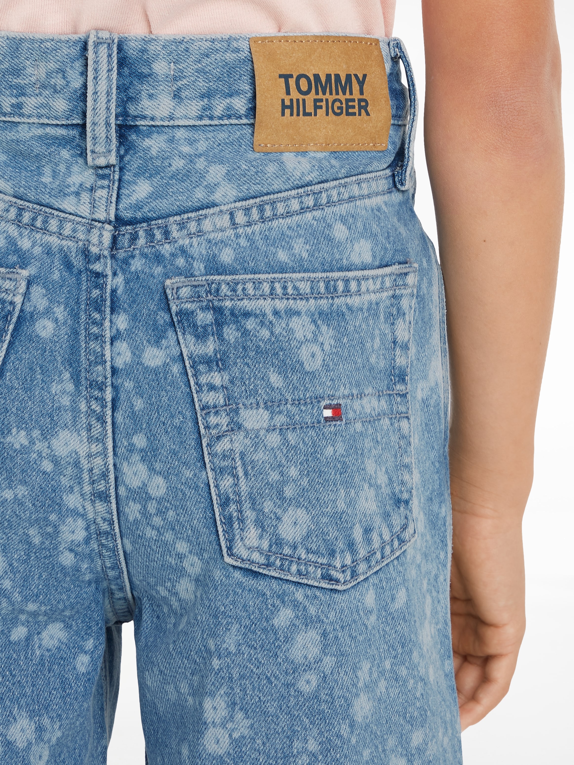 Tommy Hilfiger Bootcut-Jeans »MABEL FLOWER DENIM«, Kinder bis 16 Jahre im 5-Pocket-Style