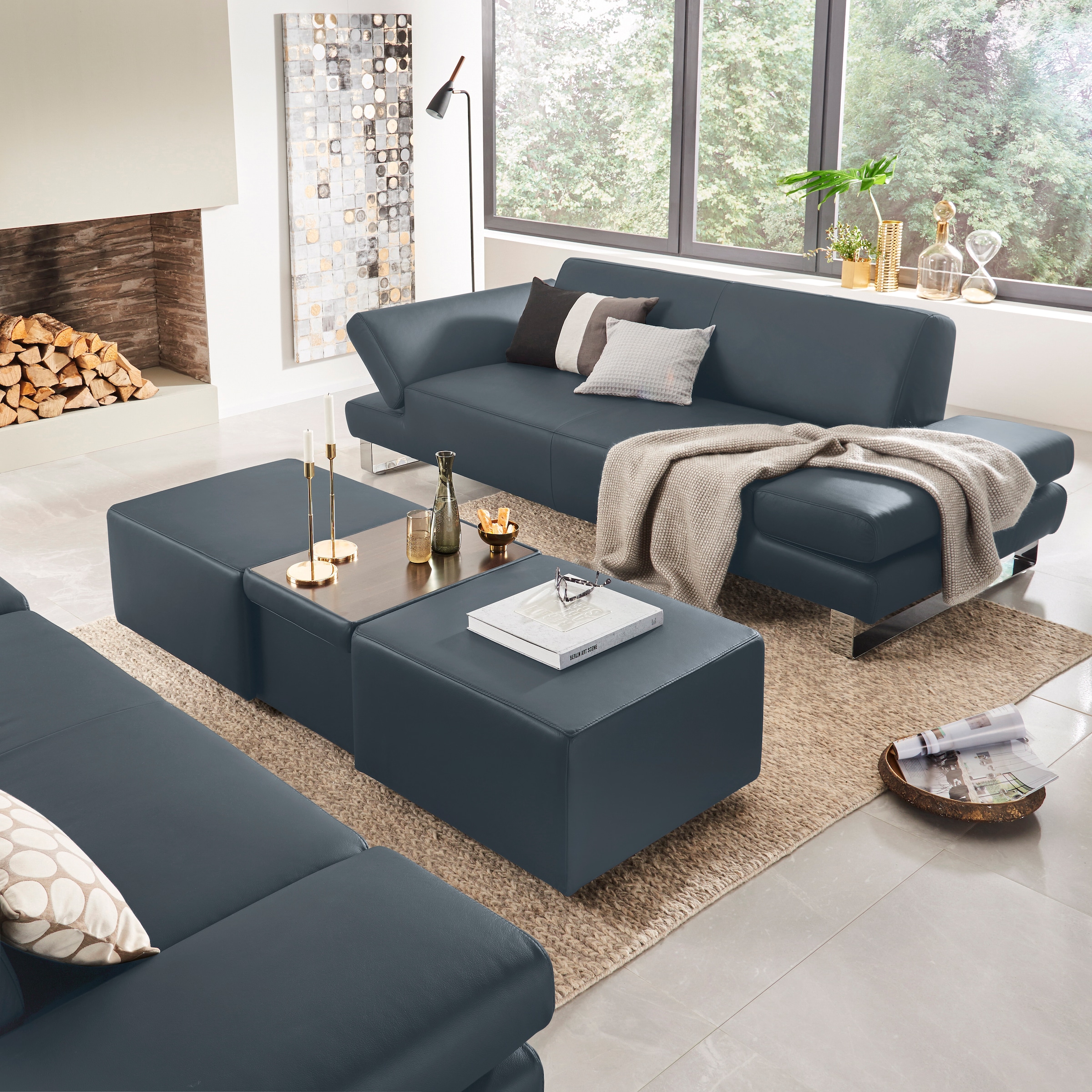 W.SCHILLIG 2-Sitzer »taboo Designsofa mit hohem Sitzkomfort«, mit Normaltiefe, inklusive Armlehnenverstellung