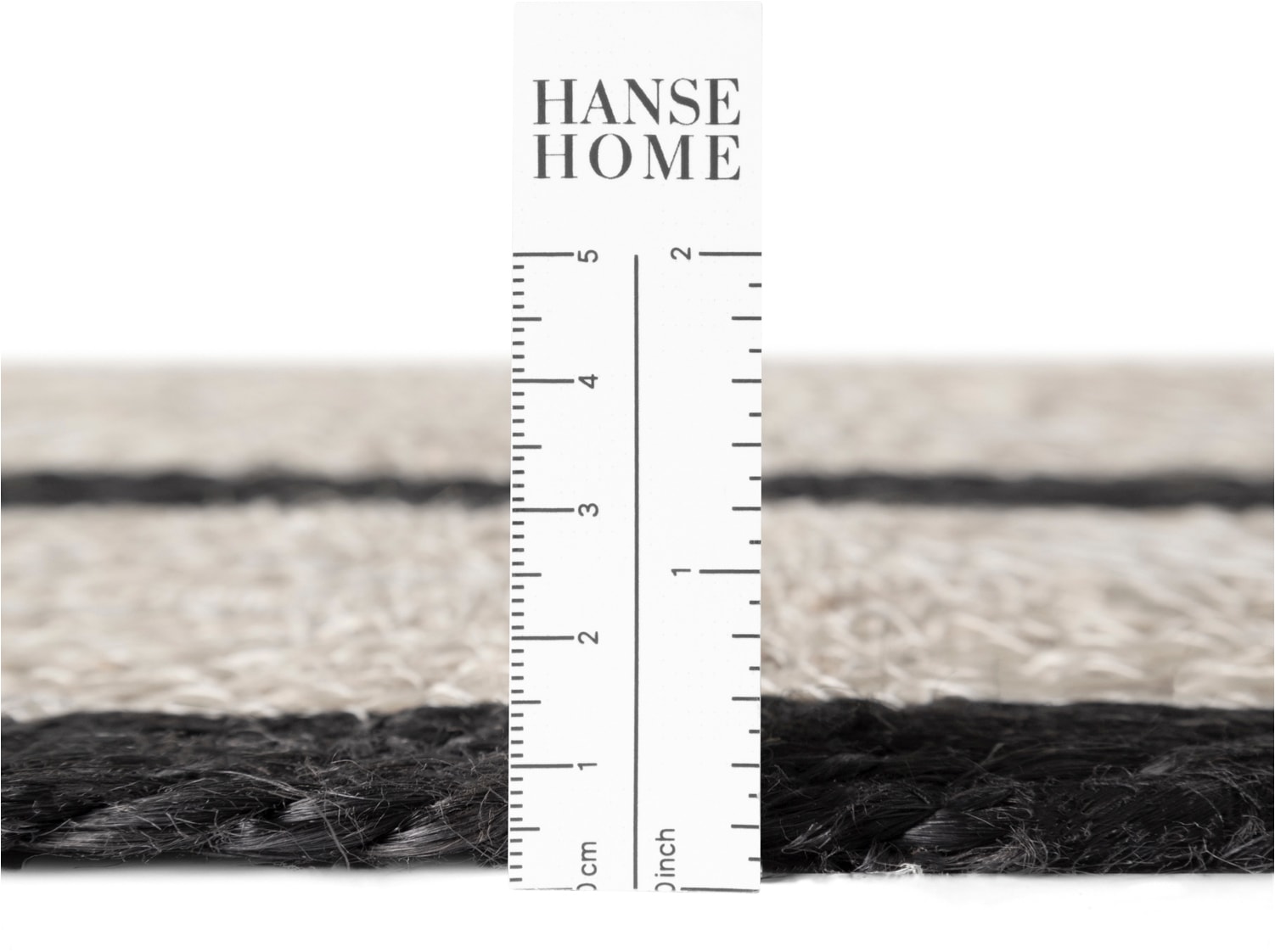 HANSE Home Teppich »Lina« rund 7 mm Höhe Jute, Handgemacht, Rund, Wohnzimmerteppich, Naturteppich