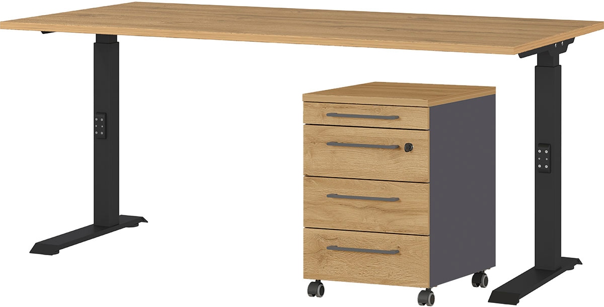 GERMANIA Büromöbel-Set »Agenda« Set bestehend aus höhenverstellbarem Schrei günstig online kaufen