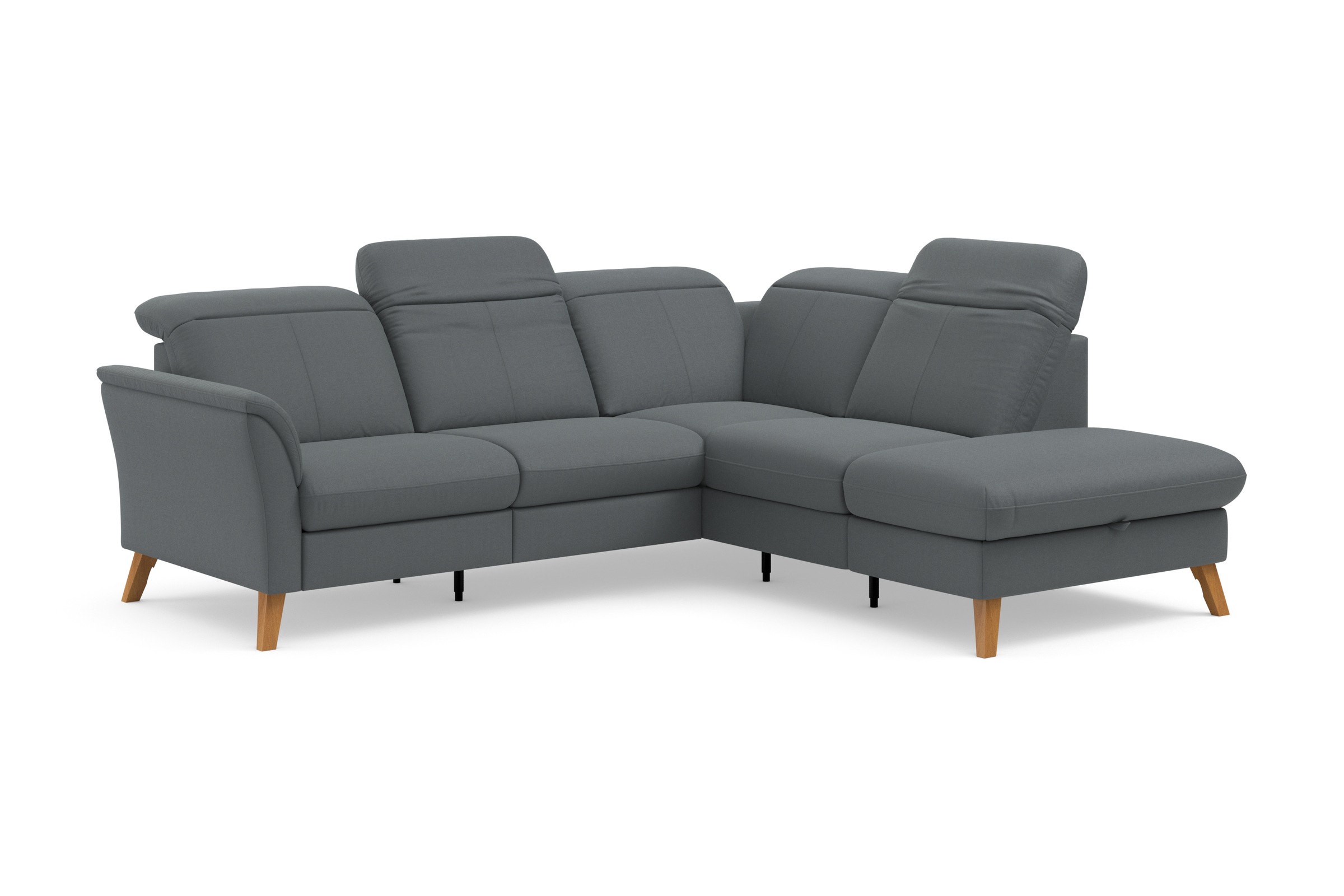 sit&more Ecksofa »Romero L-Form«, wahlweise mit oder ohne TV-Funktion, Bettfunktion, Bettkasten