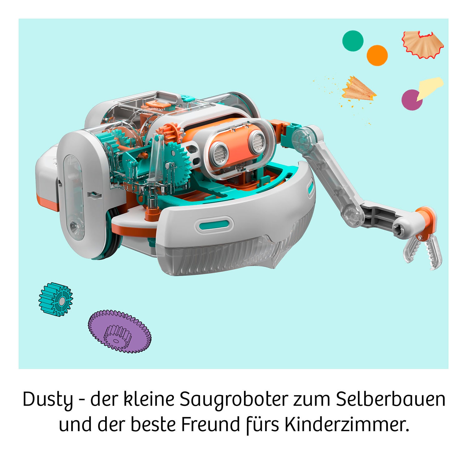 Kosmos Modellbausatz »Dusty - Dein saugstarker Robo-Helfer«