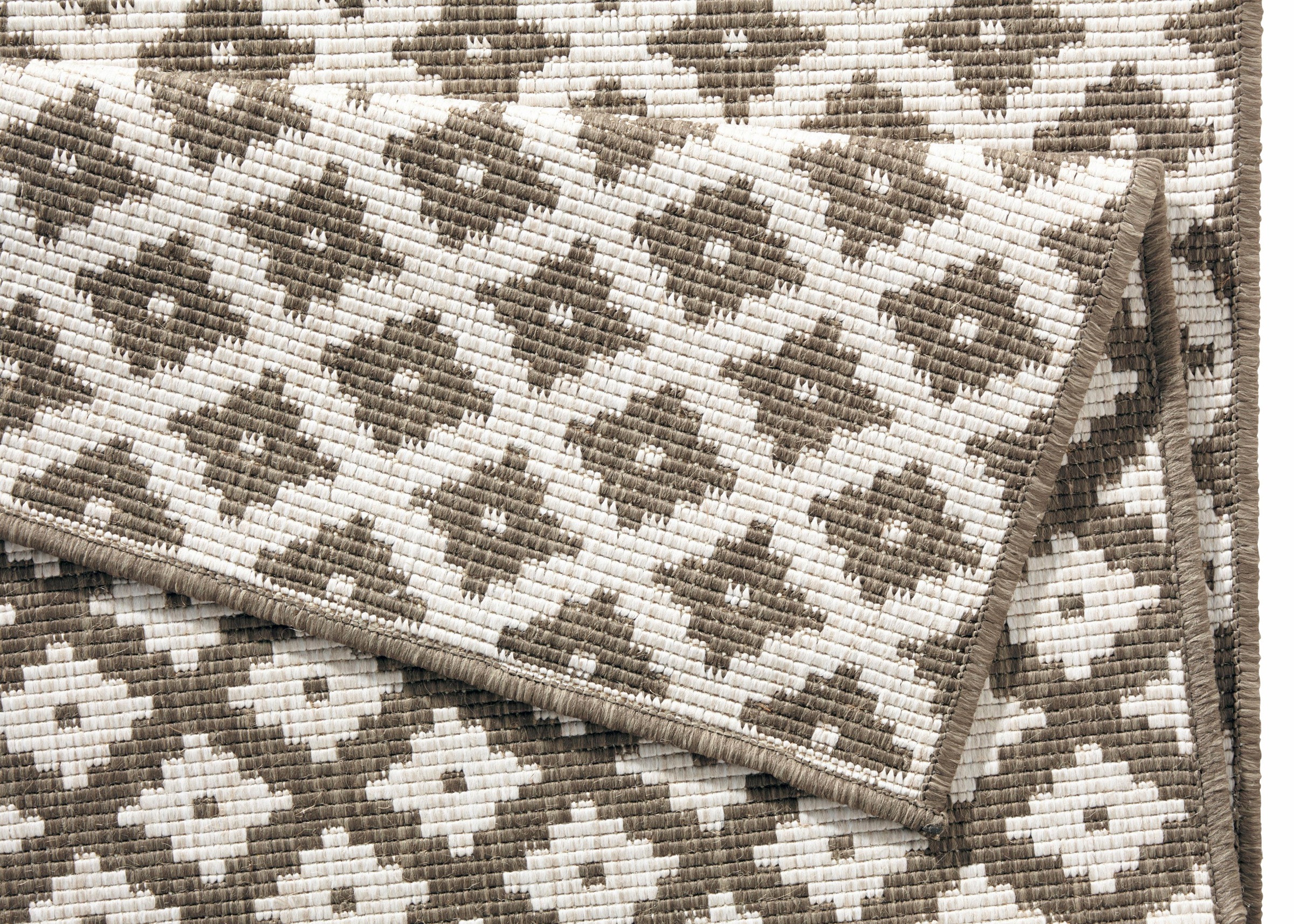 NORTHRUGS Läufer »Nizza«, rechteckig, 5 mm Höhe, In-& Outdoor, Wetterfest, Balkon, Garten, Wohnzimmer, Wasserfest