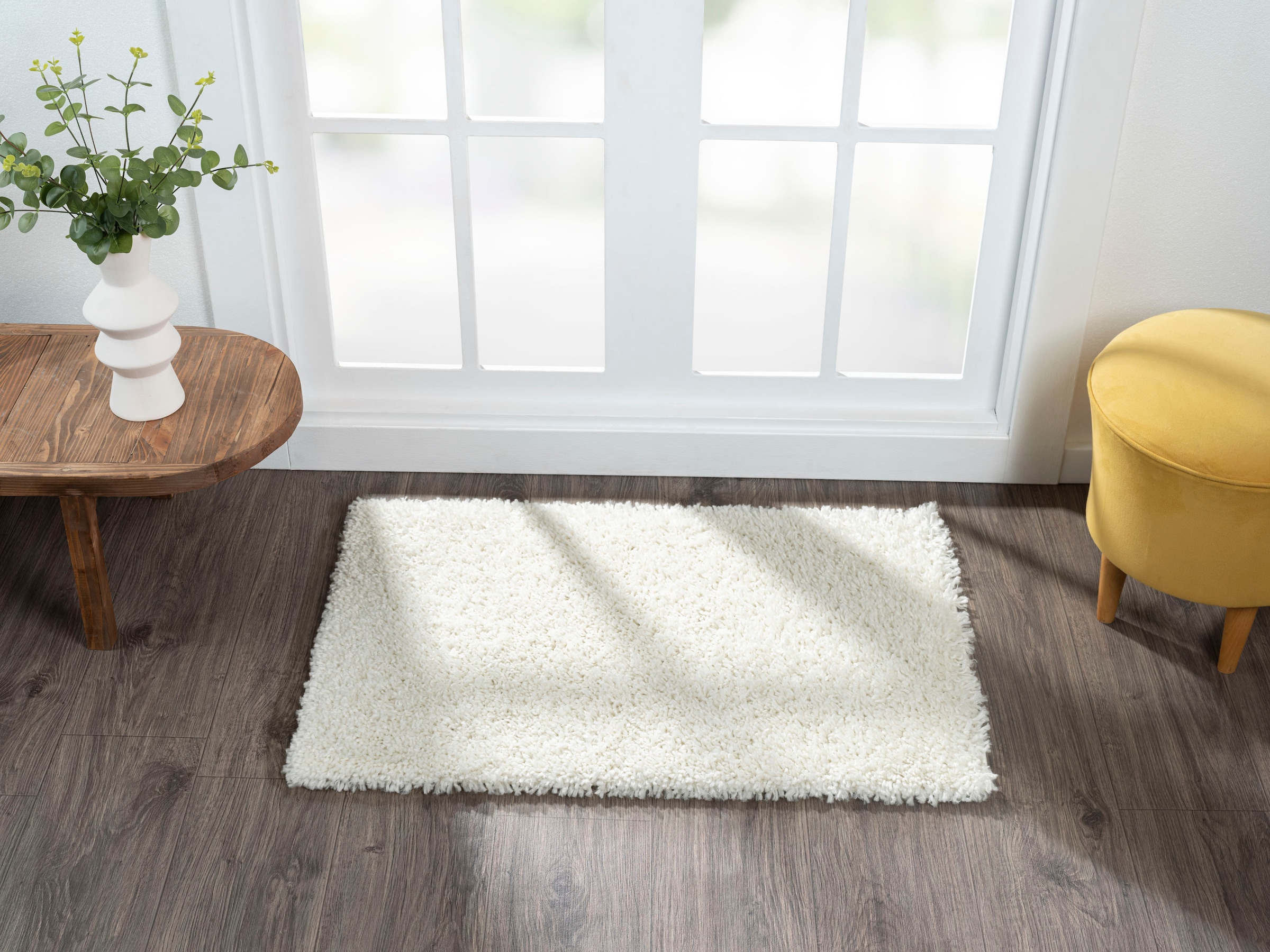 Myflair Möbel & Accessoires Hochflor-Teppich »My Shaggy«, rechteckig, 37 mm Höhe, Shaggy, Uni-Farben, leicht glänzend, Microfaser, extra flauschig