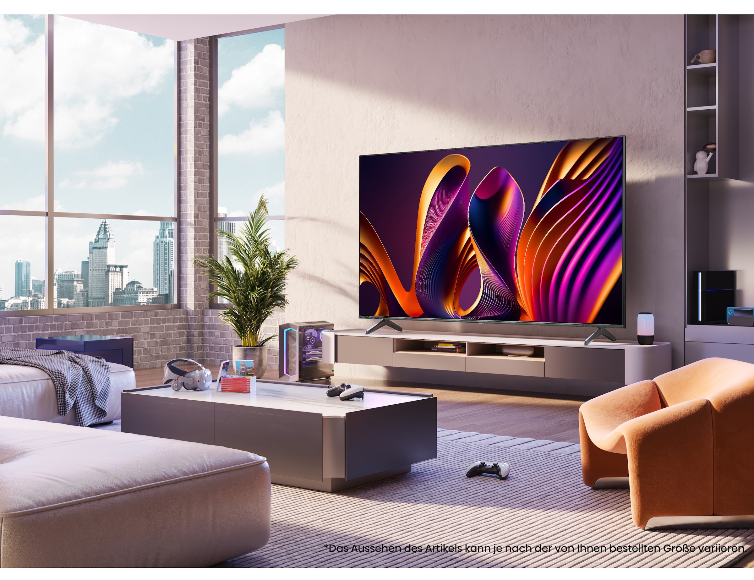 Hisense QLED-Fernseher »75E77NQ PRO«, 189 cm/75 Zoll, 4K Ultra HD, Smart-TV