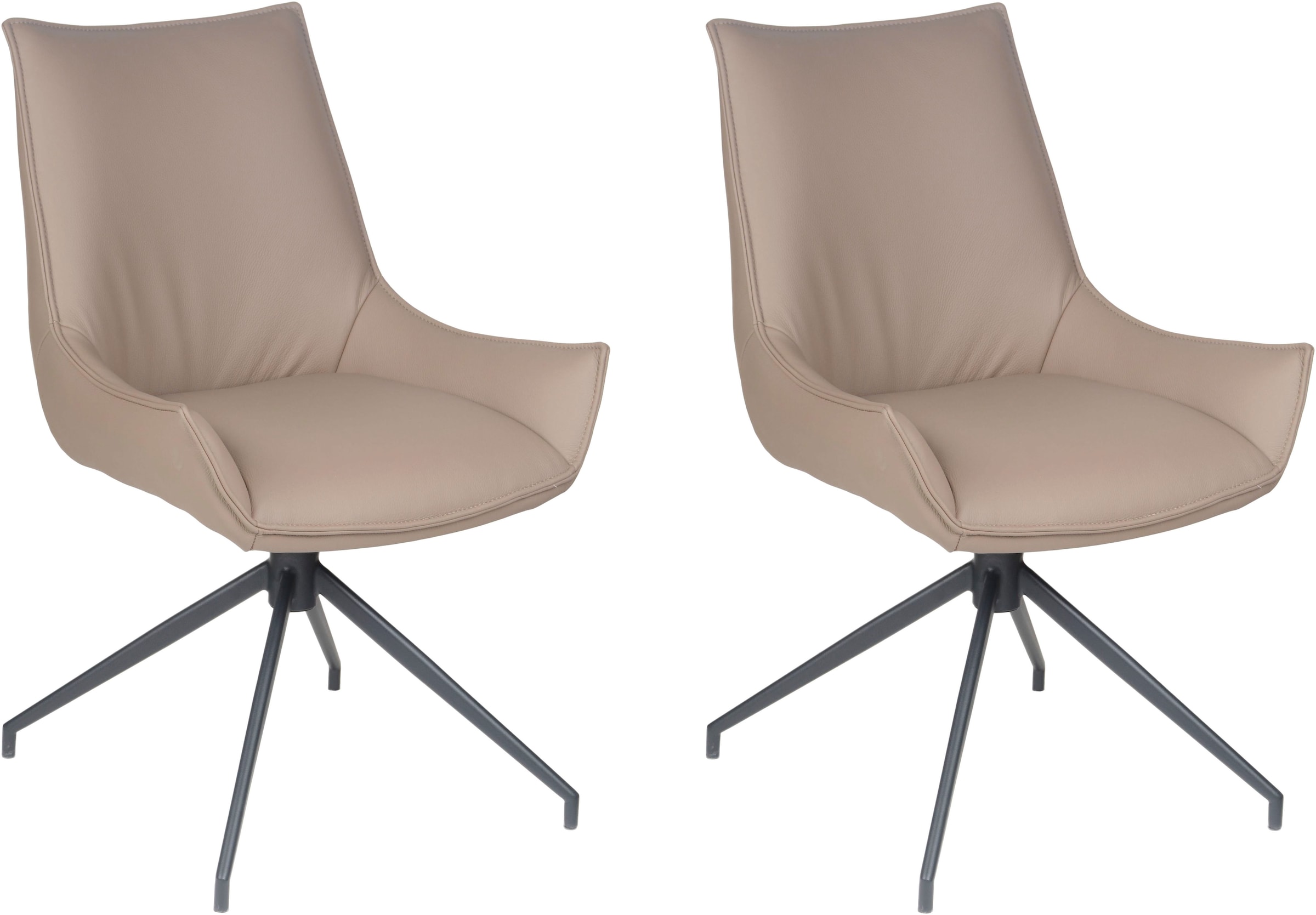 Home affaire Esszimmerstuhl »Firenze« (Set) 2 Stk.Drehstuhl Firenze grey günstig online kaufen