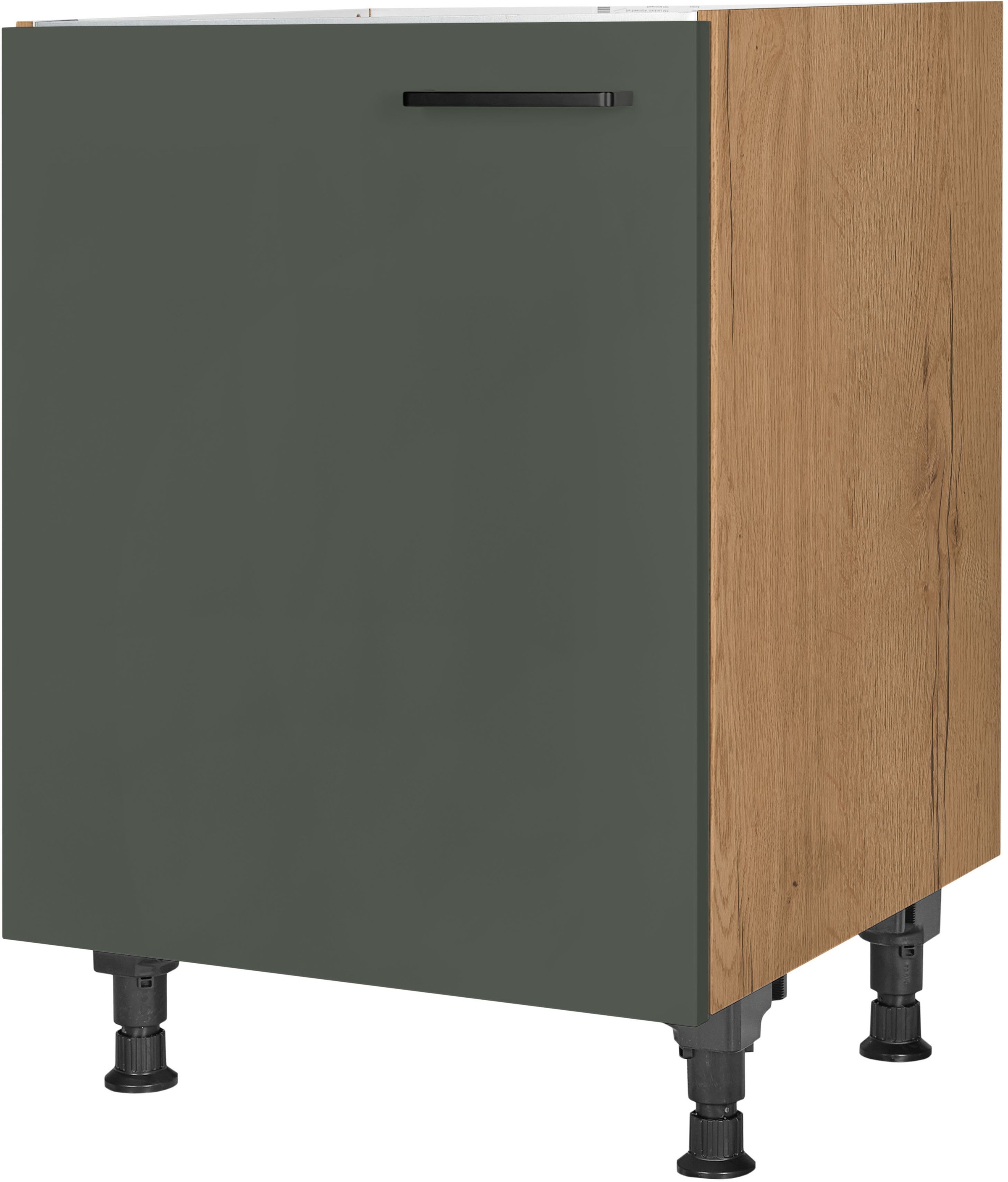 NOBILIA Spülenschrank »"Easytouch", Ausrichtung wählbar, vormontiert, in den Breiten« 45 und 60 cm, mit höhenverstellbaren Sockelfüßen Front:...