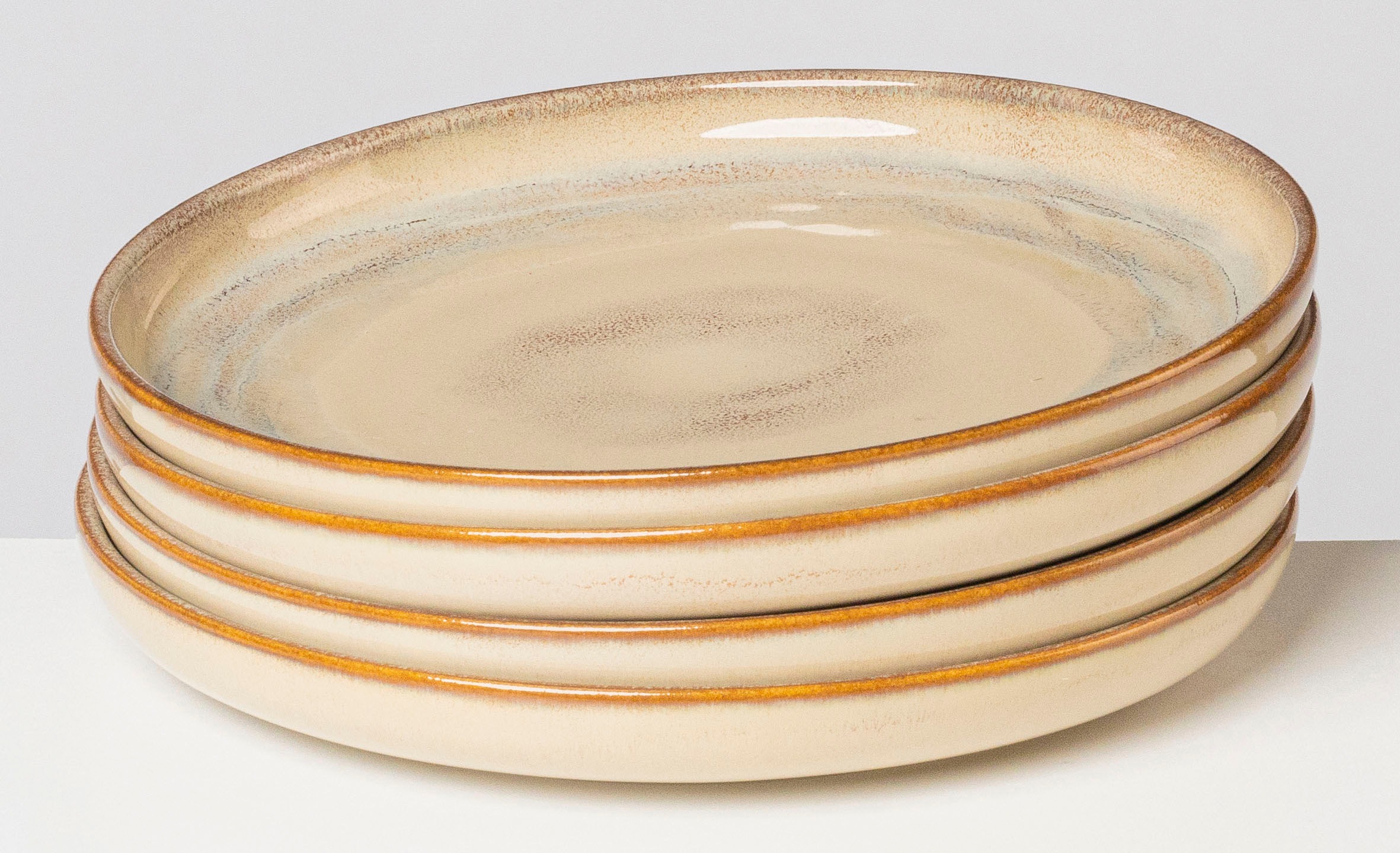 gipfelstück Dessertteller »Nebelwald« Scandi-Style, glänzende Reaktivglasur günstig online kaufen