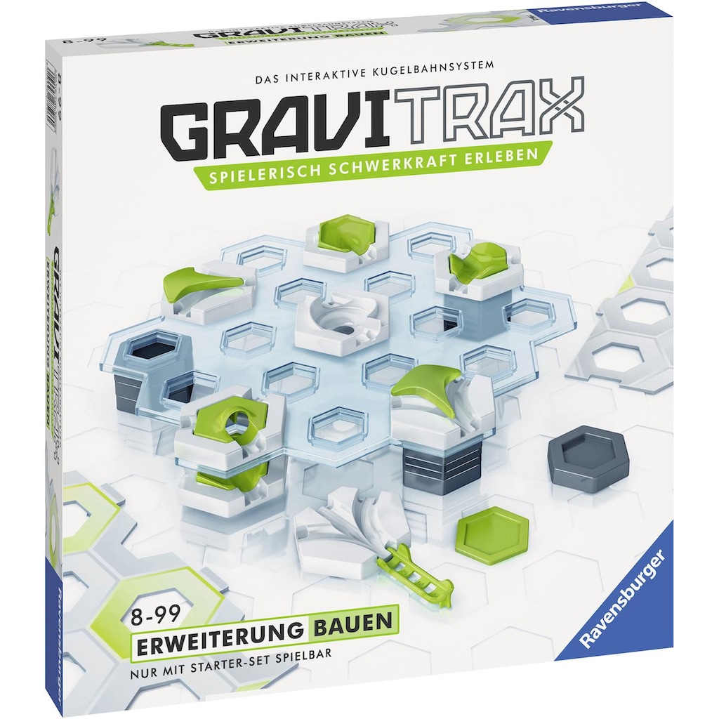 Ravensburger Kugelbahn-Bausatz »GraviTrax Erweiterung Bauen«, Made in Europe, FSC® - schützt Wald - weltweit