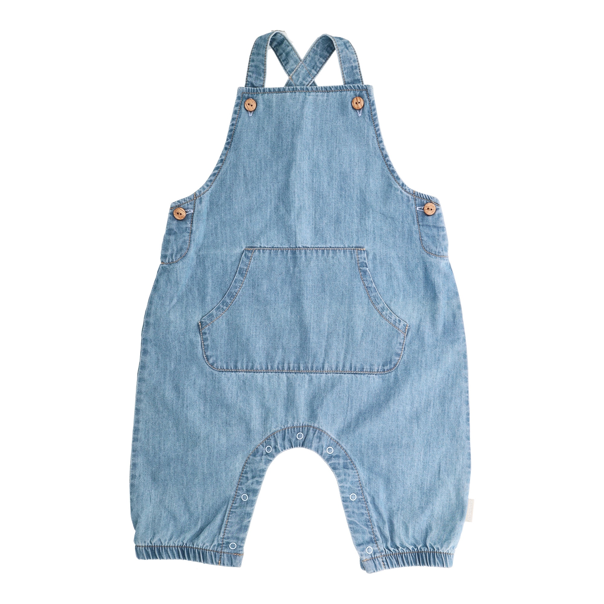 MAXIMO Schlupfhose  Denim-Optik, elastische Beinbündchen, Holzknöpfe, unisex