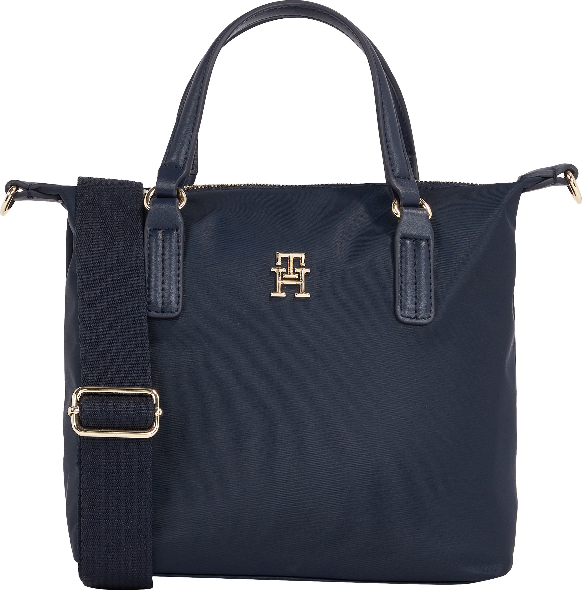 Tommy Hilfiger Henkeltasche »POPPY SMALL TOTE«, mit TH-Emblem vorne kaufen