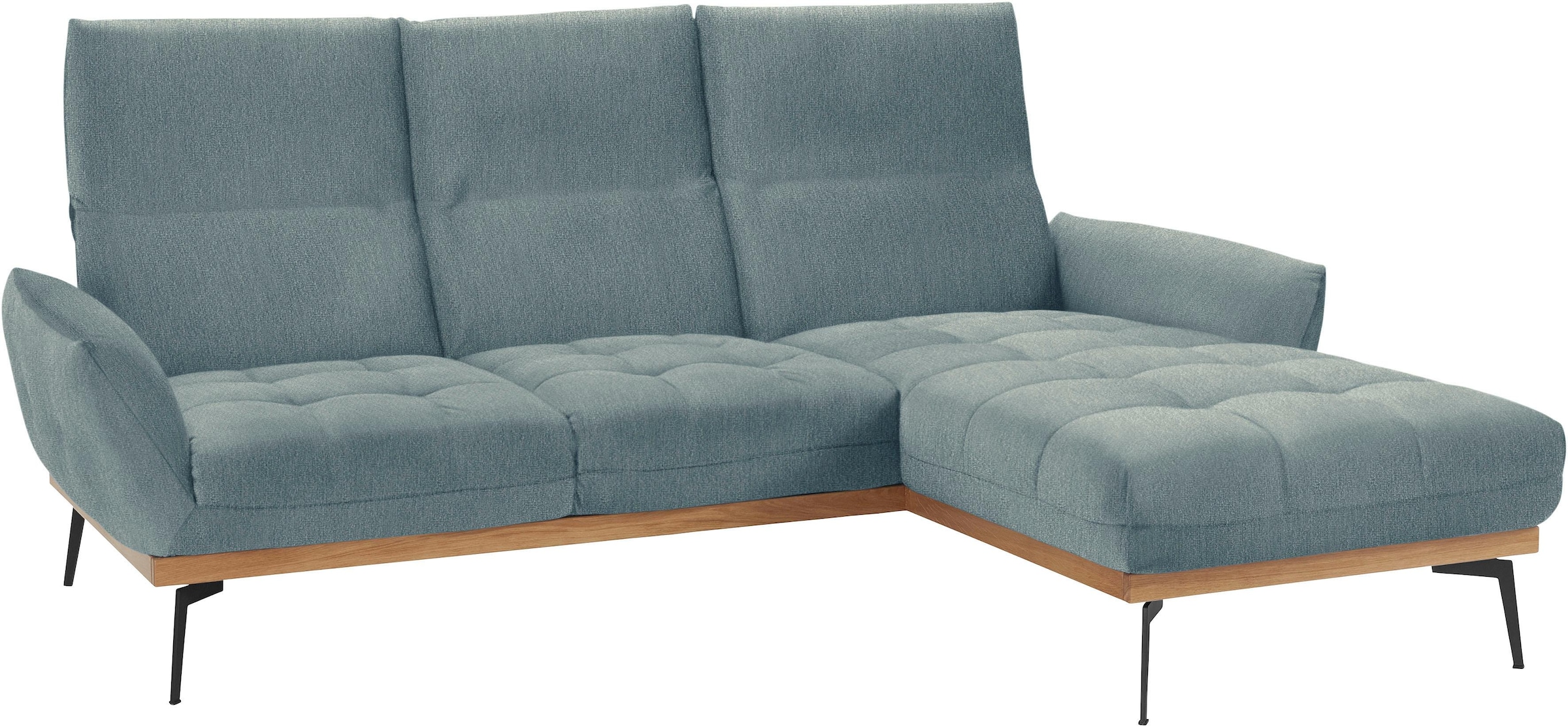 Guido Maria Kretschmer Home&Living Ecksofa »Palíc, inkl. Rückenverstellung, bequem, elegant, Breite 245cm, L-Form«