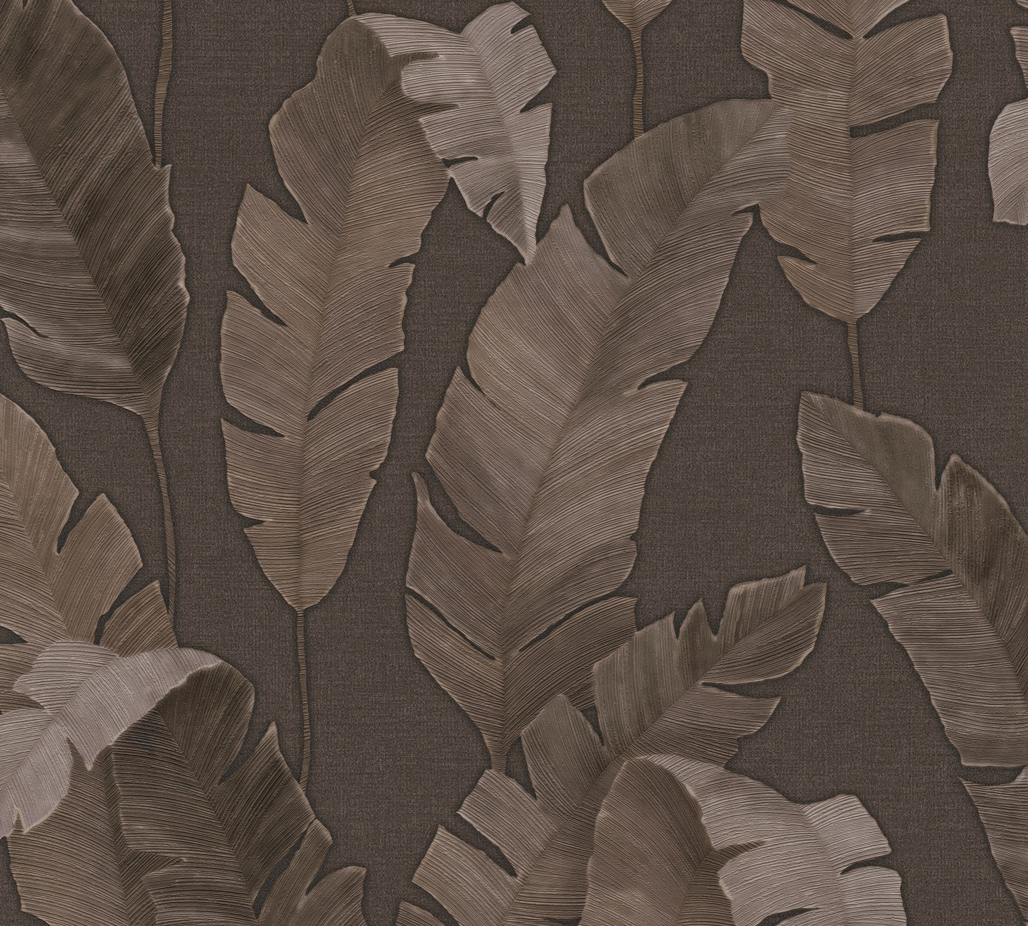 living walls Vliestapete »Metropolitan Stories. Travel Styles. Blättertapete«, matt-gemustert-neutral, Tapete Floral Modern Chic 3D-Effekt Strukturiert Elegant Tapeten Flur