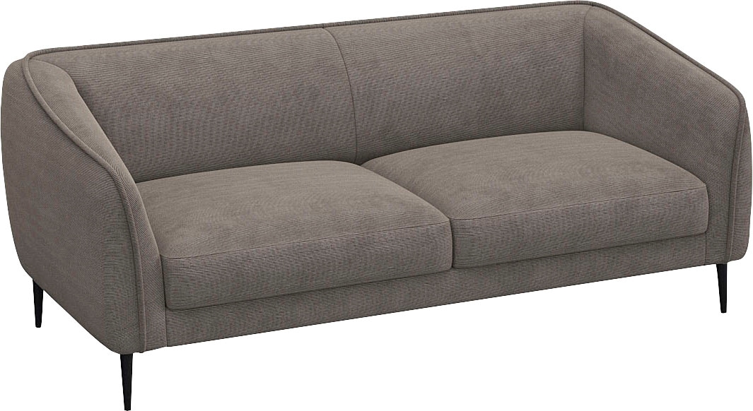 FLEXLUX 2,5-Sitzer »Belle Designsofa, Couch, bequem durch Kaltschaum im Sitz«, Skandinavisches Design, In hochwertiger Verarbeitung