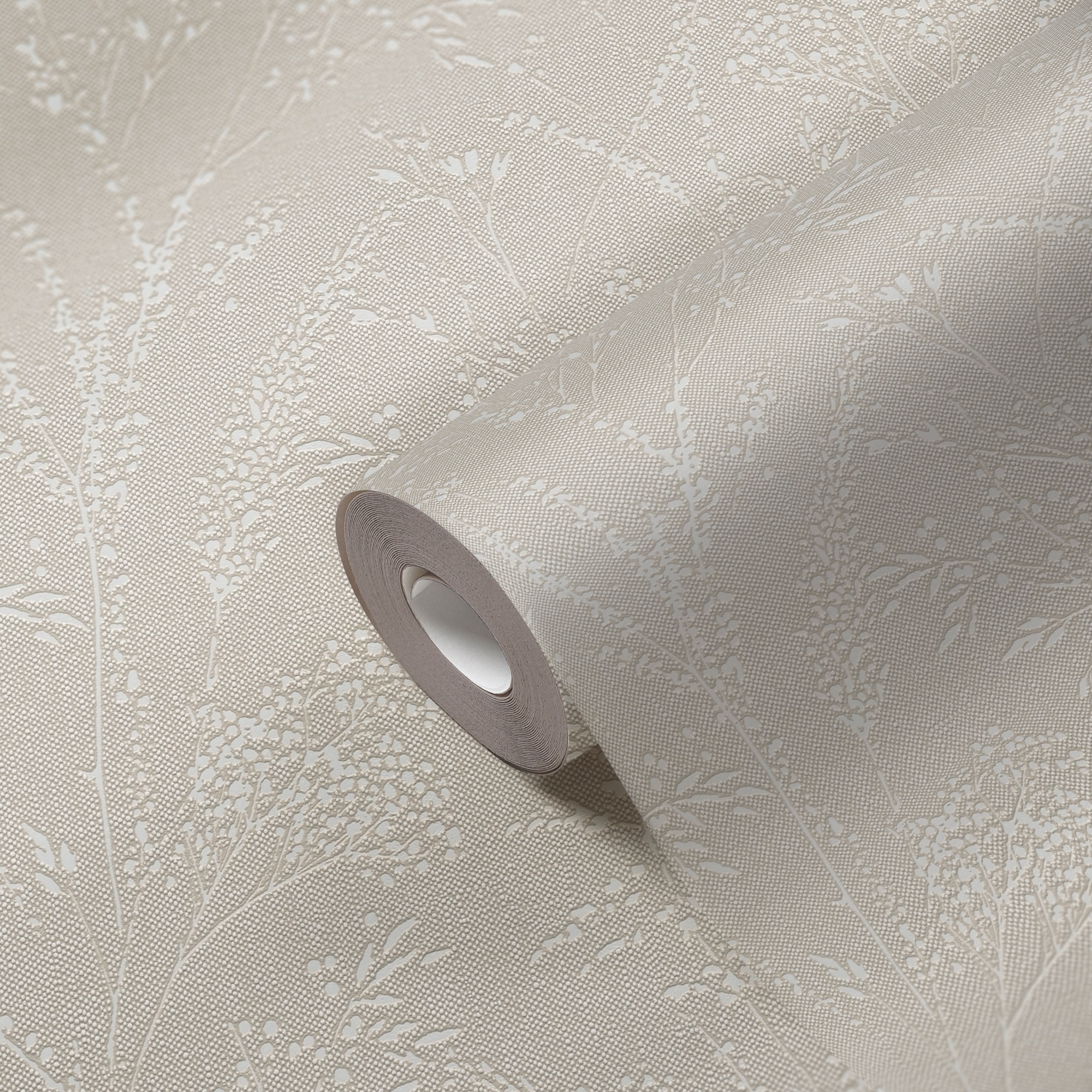 A.S. Création Vliestapete »Pure Elegance Tapete mit Ästen Mustertapete Floral Blumen« schimmernd strukturiert Vliestapete Blumentapete für Schlafzimmer Küche Wohnzimmer Äste Design