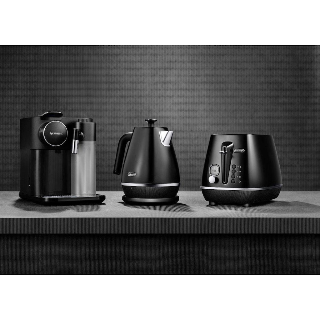 De'Longhi Wasserkocher »Distinta Moments, KBIN 2001.BK– Sunset Black«, 1,7 l, 2000 W