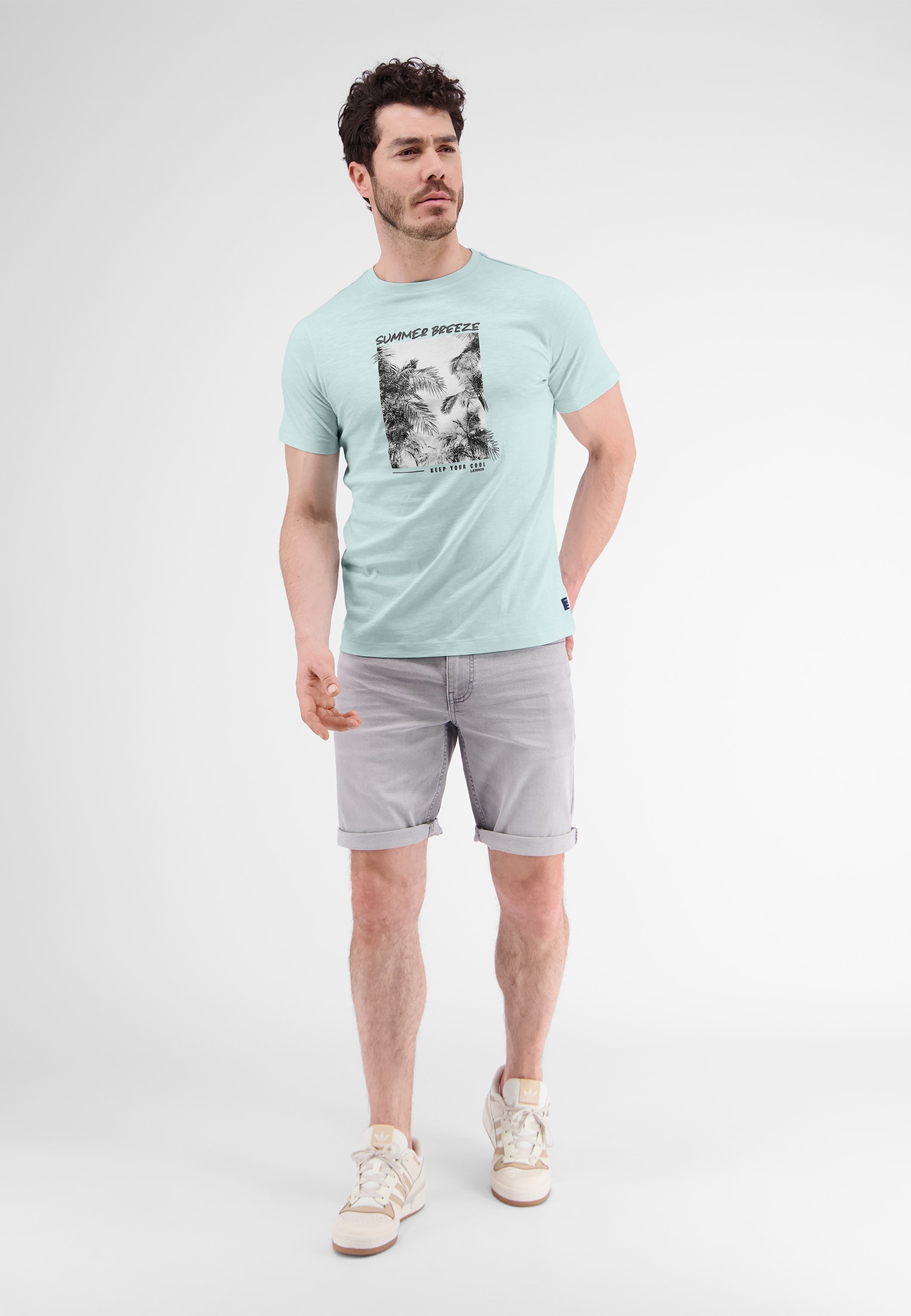 LERROS T-Shirt »LERROS T-Shirt mit Fotoprint«