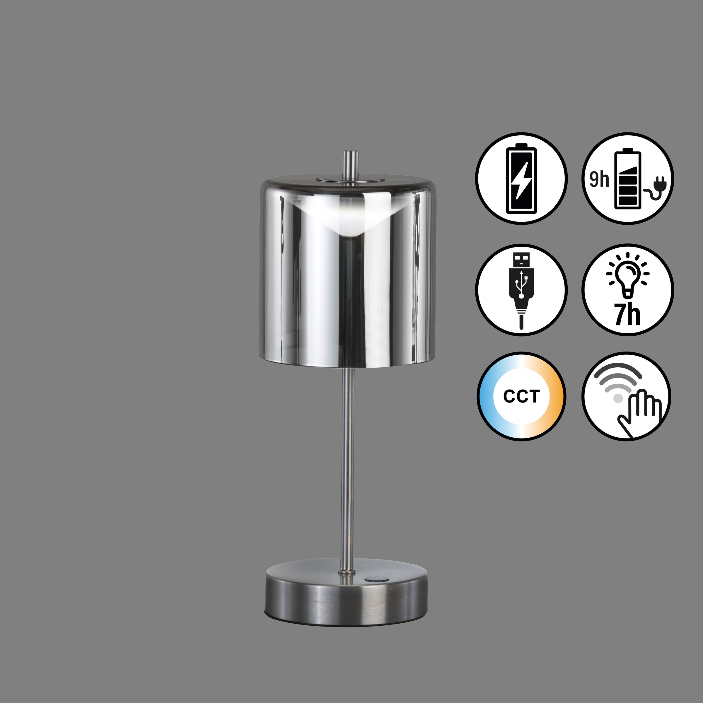 easy! BY FHL LED Tischleuchte »Riva«, 1 flammig, Leuchtmittel LED-Modul   L günstig online kaufen