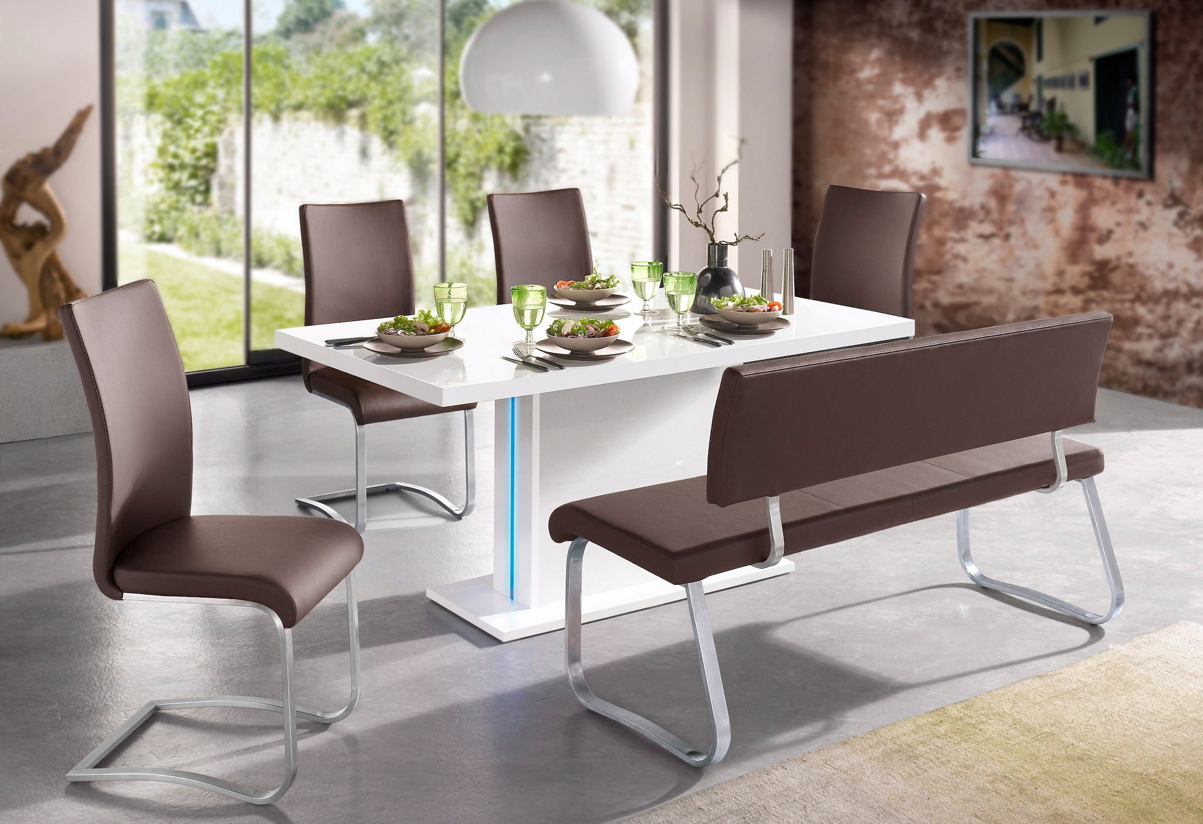 Polsterbank MCA verschiedenen Breiten 280 Kg, bis »Arco«, Echtleder, in kaufen belastbar online furniture