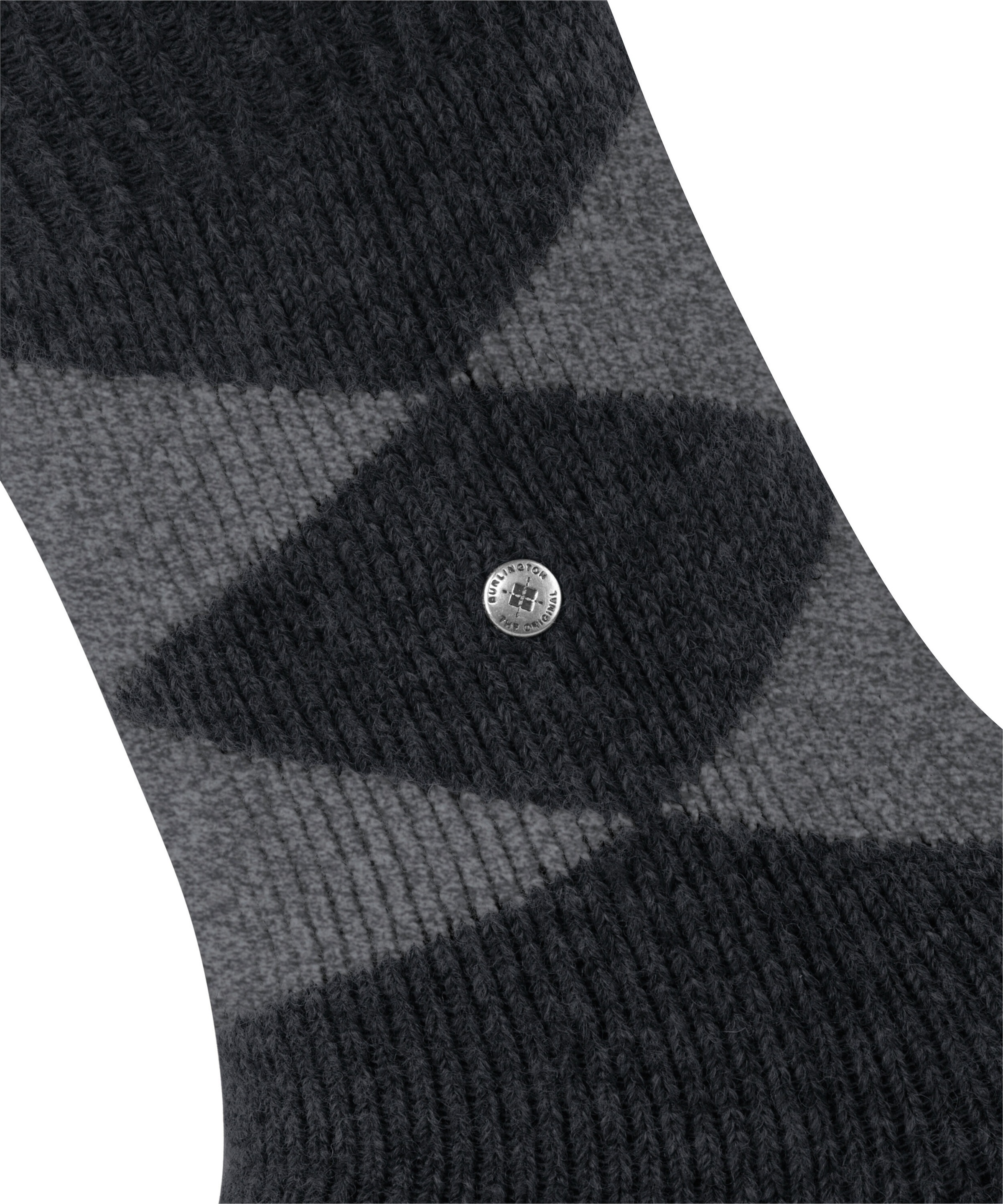 Burlington Haussocken »Cosy Argyle« Einheitsgröße 36-41, Argyle-Muster, wärmend, Vollplüsch innen