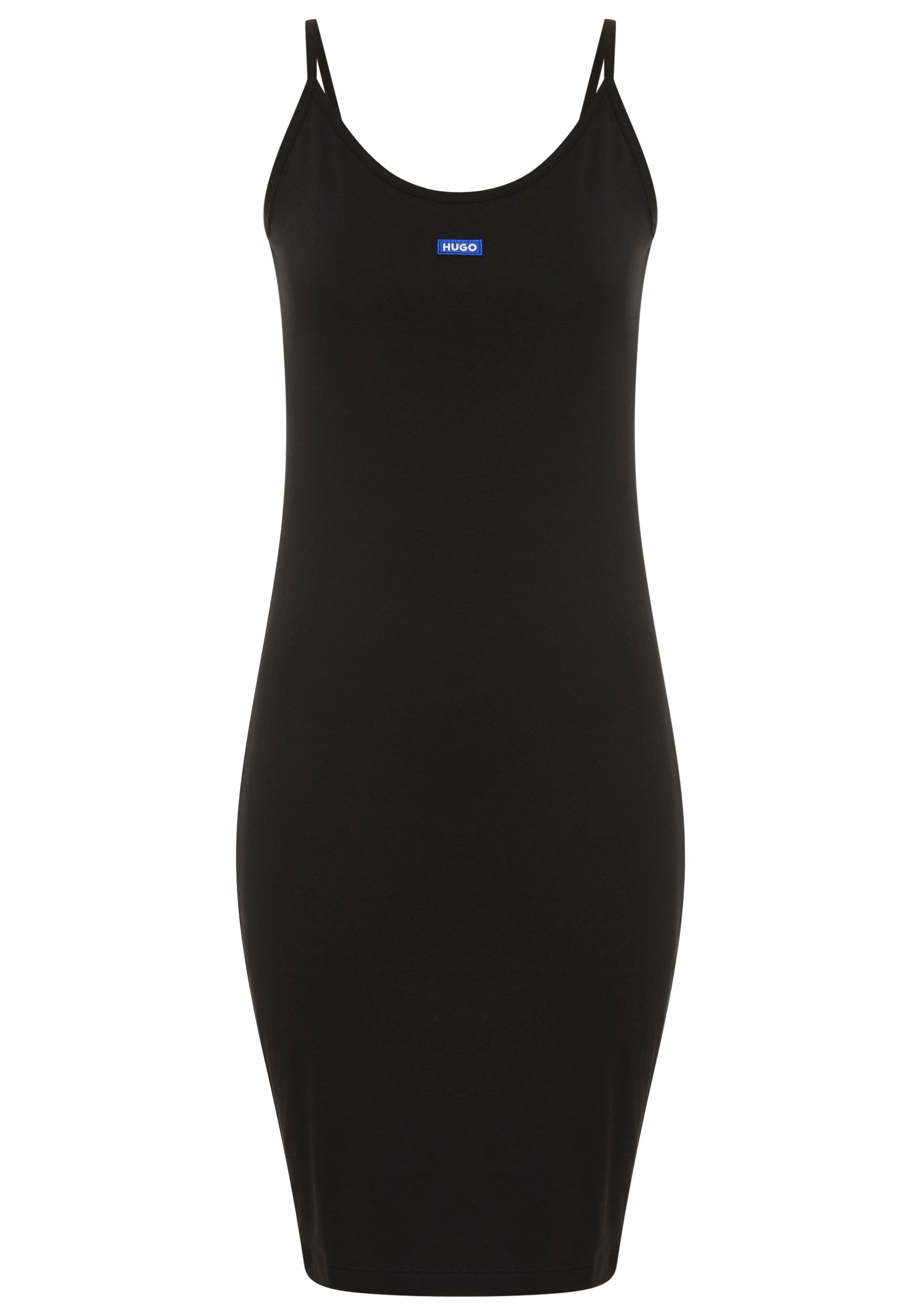 HUGO Spaghettikleid »Narya« in Stretch-Jersey-Qualität, figurbetont