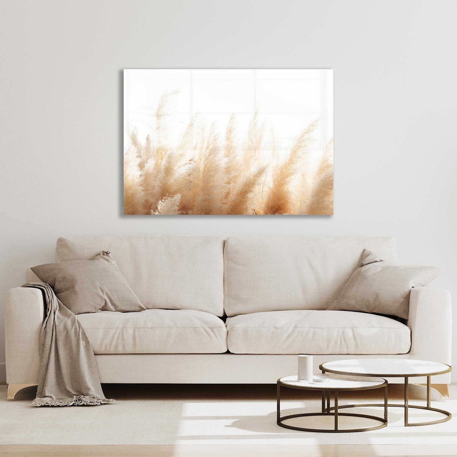 queence Leinwandbild »Grasses« Blumenbilder   Blätter   Blätterbilder 1 Stk günstig online kaufen