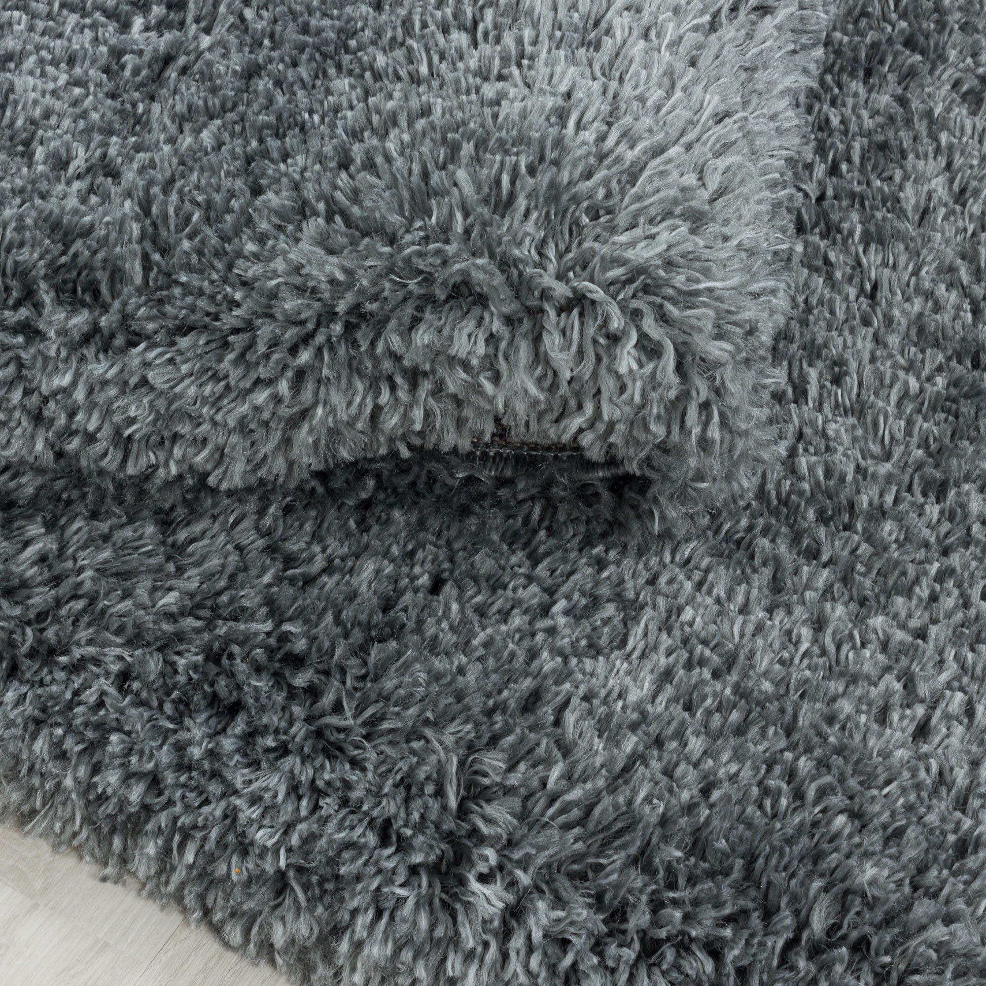 Ayyildiz Teppiche Hochflor-Teppich »FLUFFY 3500«, rund, 50 mm Höhe, Langflor, Shaggy, uni, robust, auch rechteckig erhältlich, Wohnzimmer
