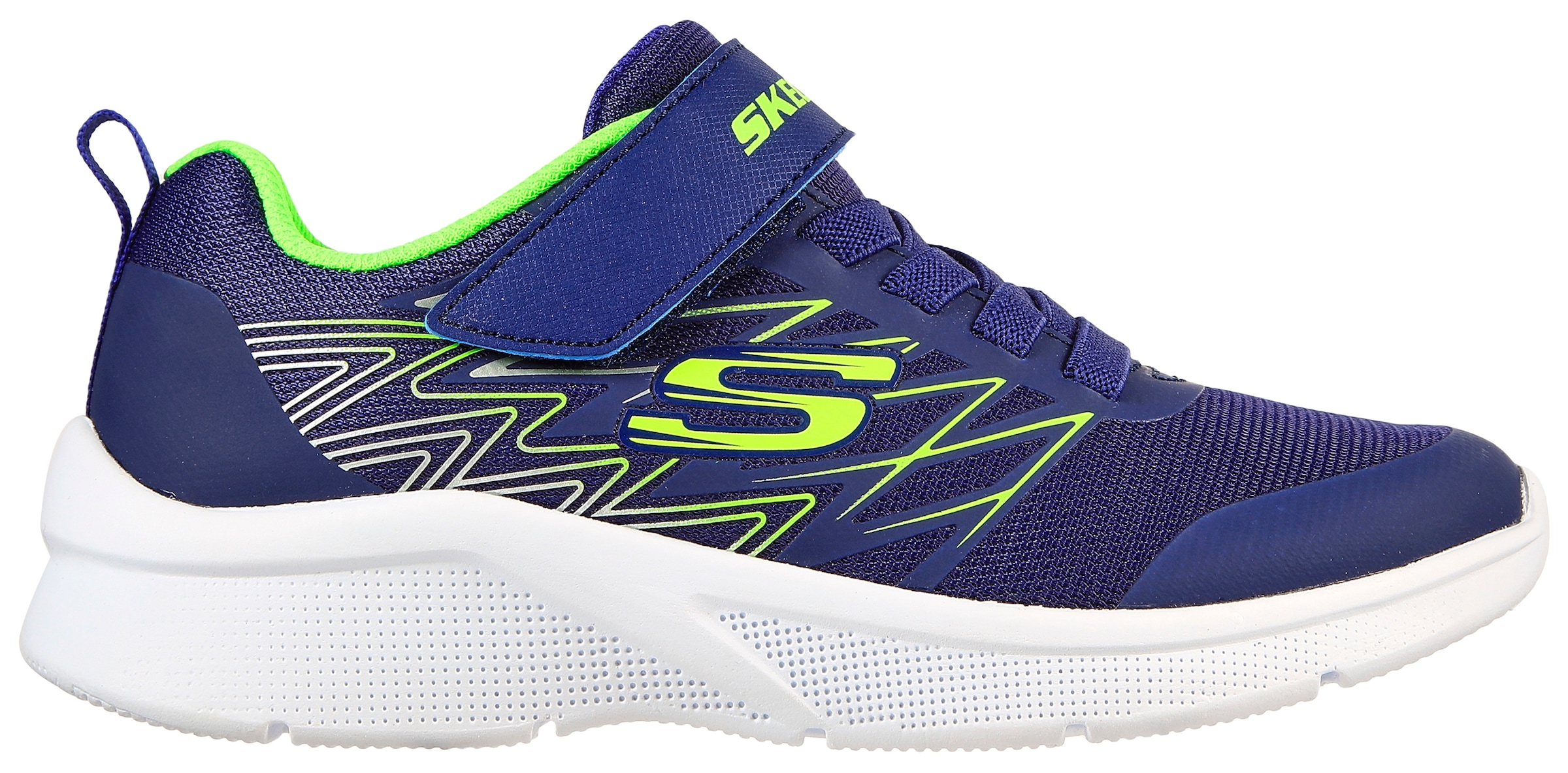 Skechers Sneaker »MICROSPEC«, mit Kontrastbesatz, Freizeitschuh, Halbschuh, Schnürschuh