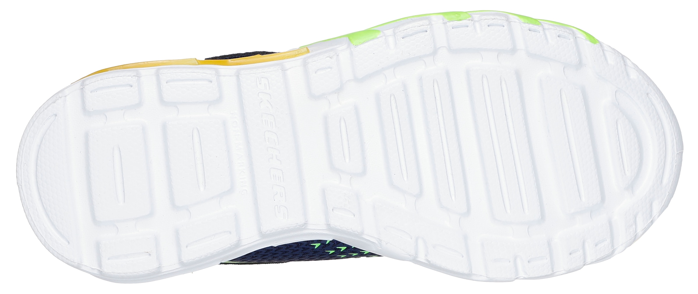 Skechers Slip-On Sneaker »FLEX-GLOW 3.0«  Sneaker, Klettschuh, Kindergartenschuh mit auffälliger Sohle
