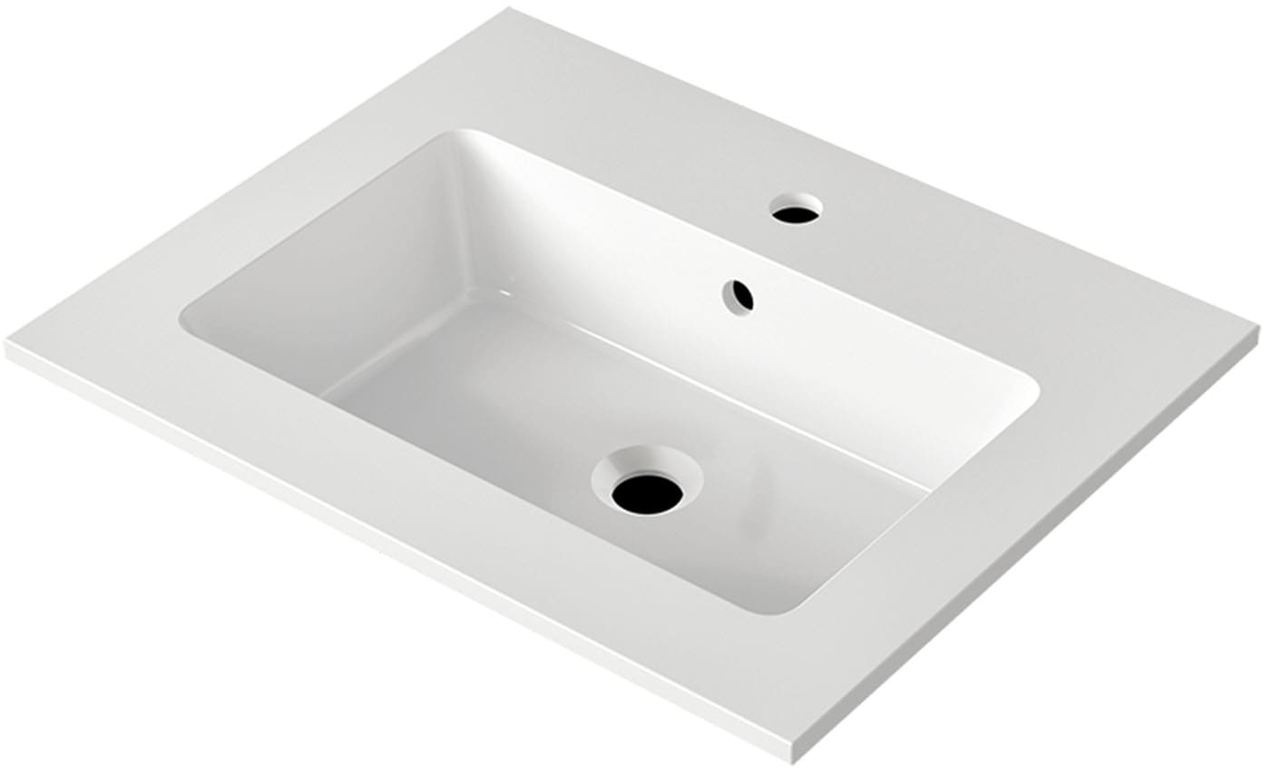 nobilia® Badmöbel-Set »Tolvina«, (4 St., vormontiert, mit Soft-Close), inkl. Spiegelschrank mit Beleuchtung und Dimmerfunktion, in 4 Breiten