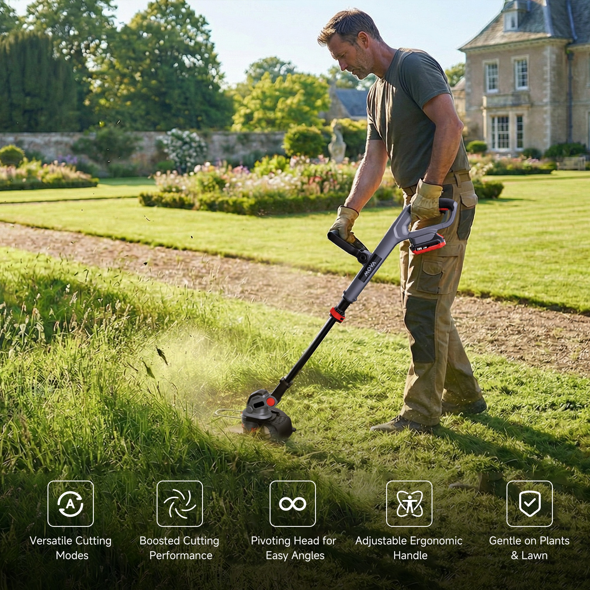 Mova Akku-Rasentrimmer »Grass Trimmer GT212«