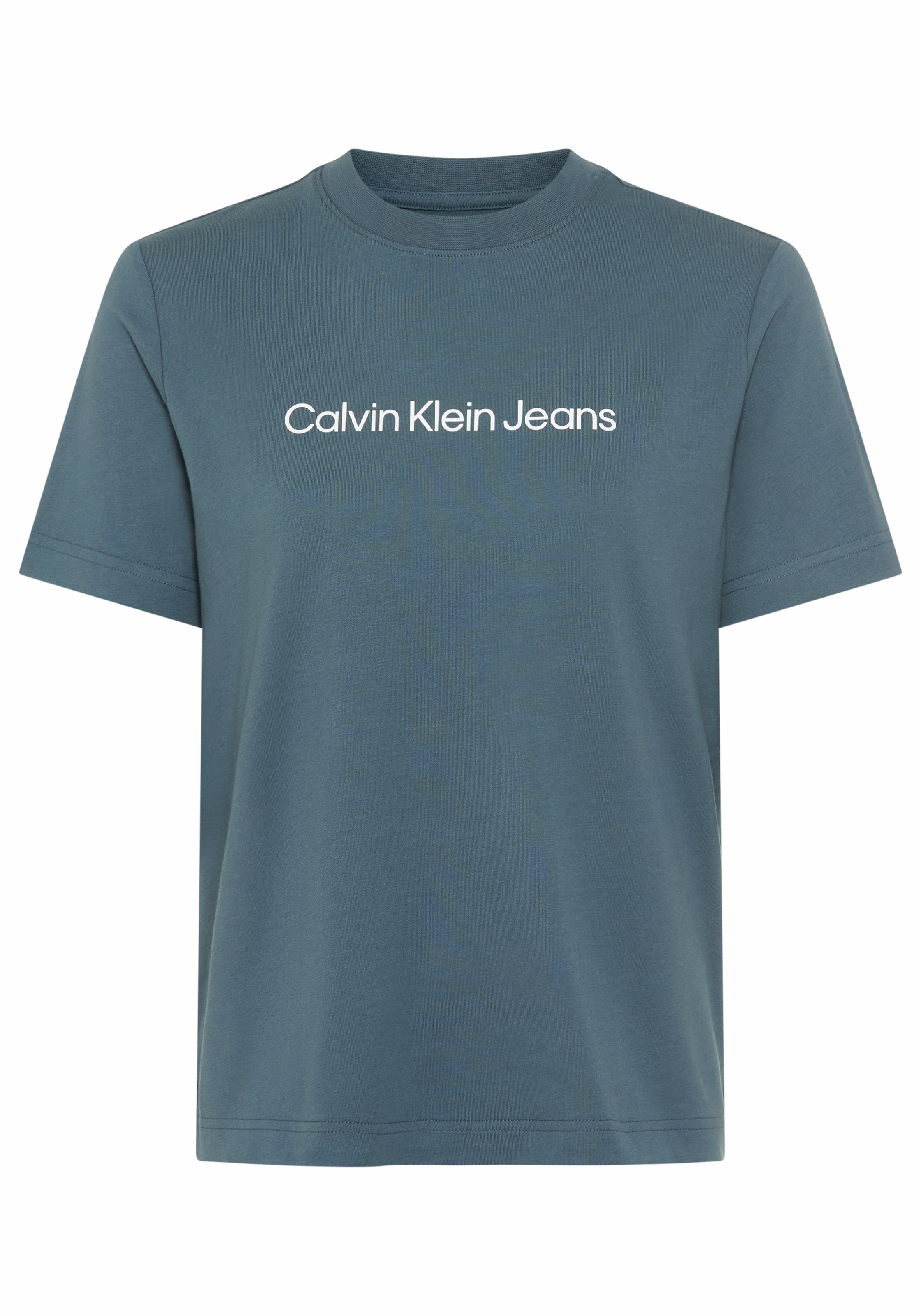 Calvin Klein T-Shirt »A- INST. LOGO CLASSIC TEE SS« mit Logoschriftzug