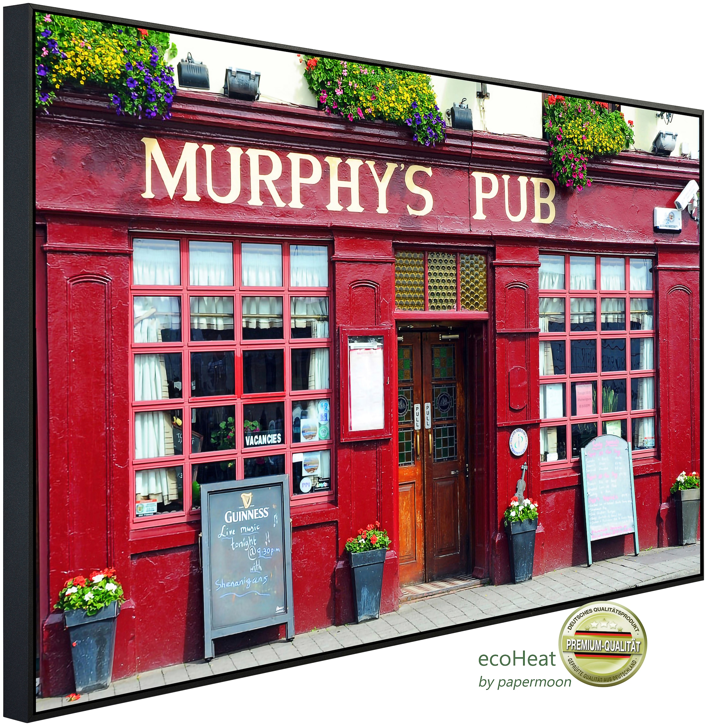 Papermoon Infrarotheizung »Murphys Pub Dingle Bay«, sehr angenehme Strahlun günstig online kaufen