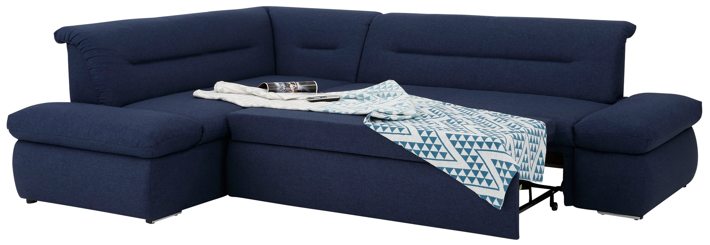 INOSIGN Ecksofa »Avesa L-Form«, Wahlweise mit Arm- und Bettfunktion, B/T/H: 275/211/80 cm