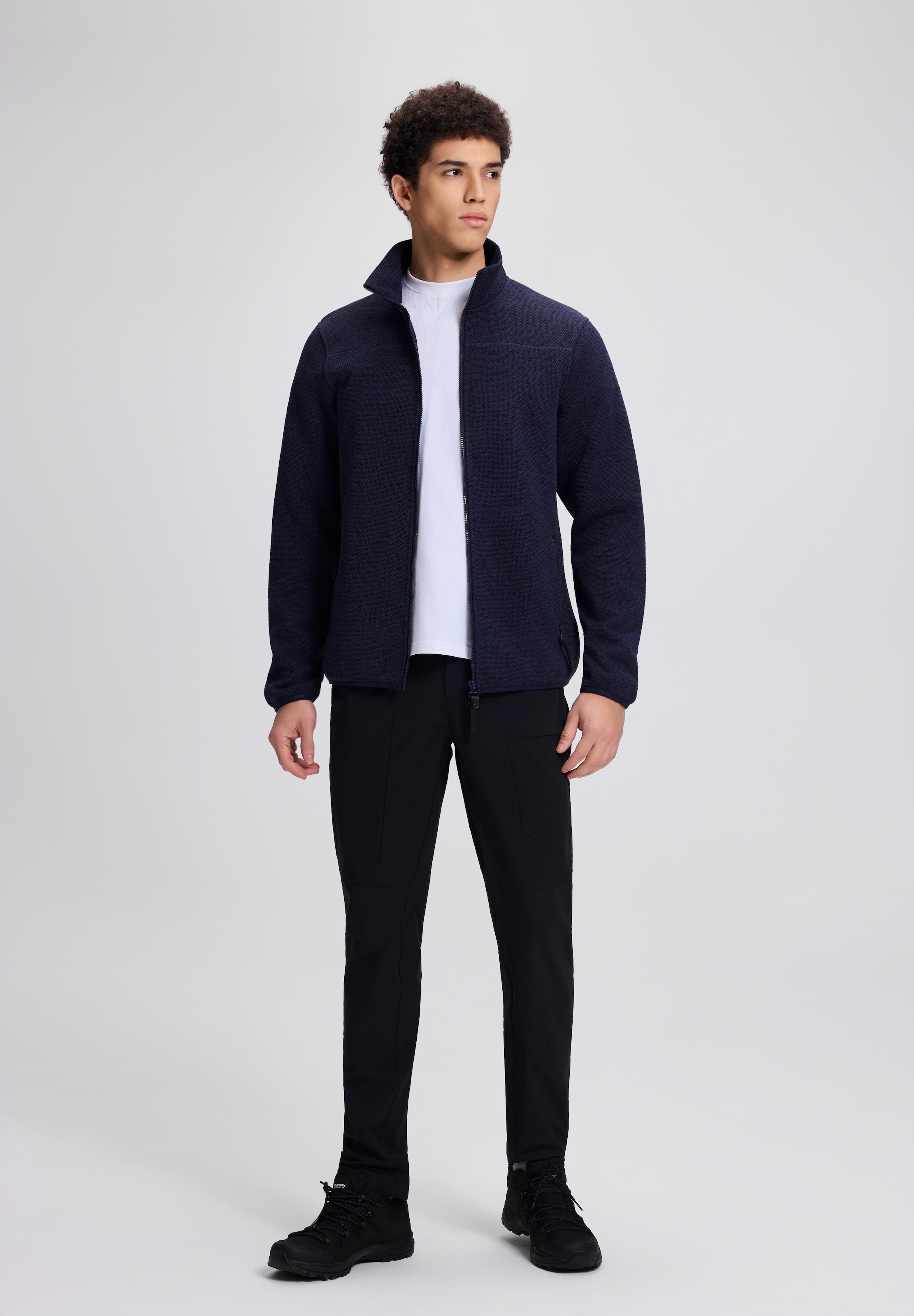Icepeak Fleecejacke »AGEN« sportlicher Stil, aus schnell trocknendem Thermal-Material