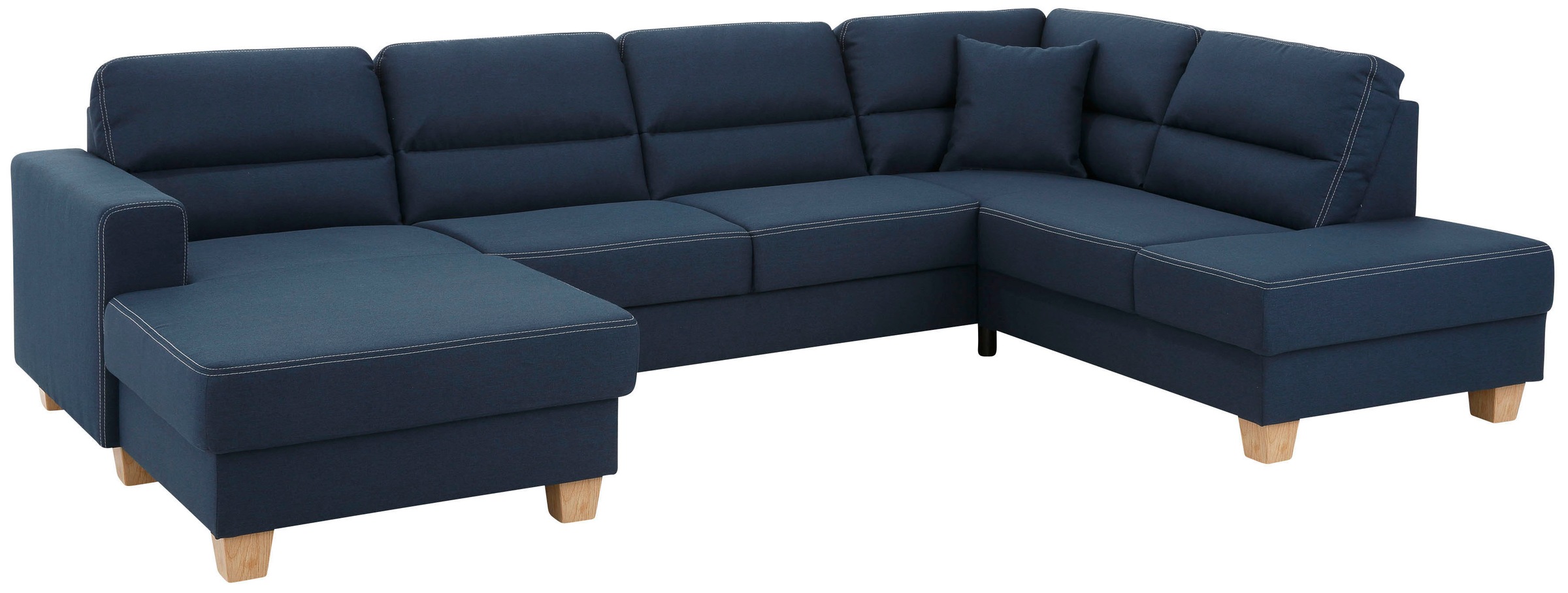 Home affaire Wohnlandschaft »Navan, komfortabel mit viel Platz, U-Form« wah günstig online kaufen