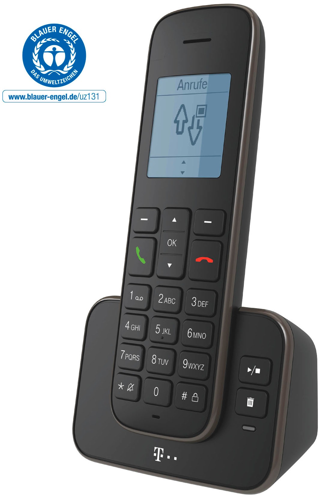 Telekom Schnurloses DECT-Telefon »Sinus A207« (Mobilteile: 1 ) Erweiterungsmöglichkeit für bis zu 5 Mobilteile