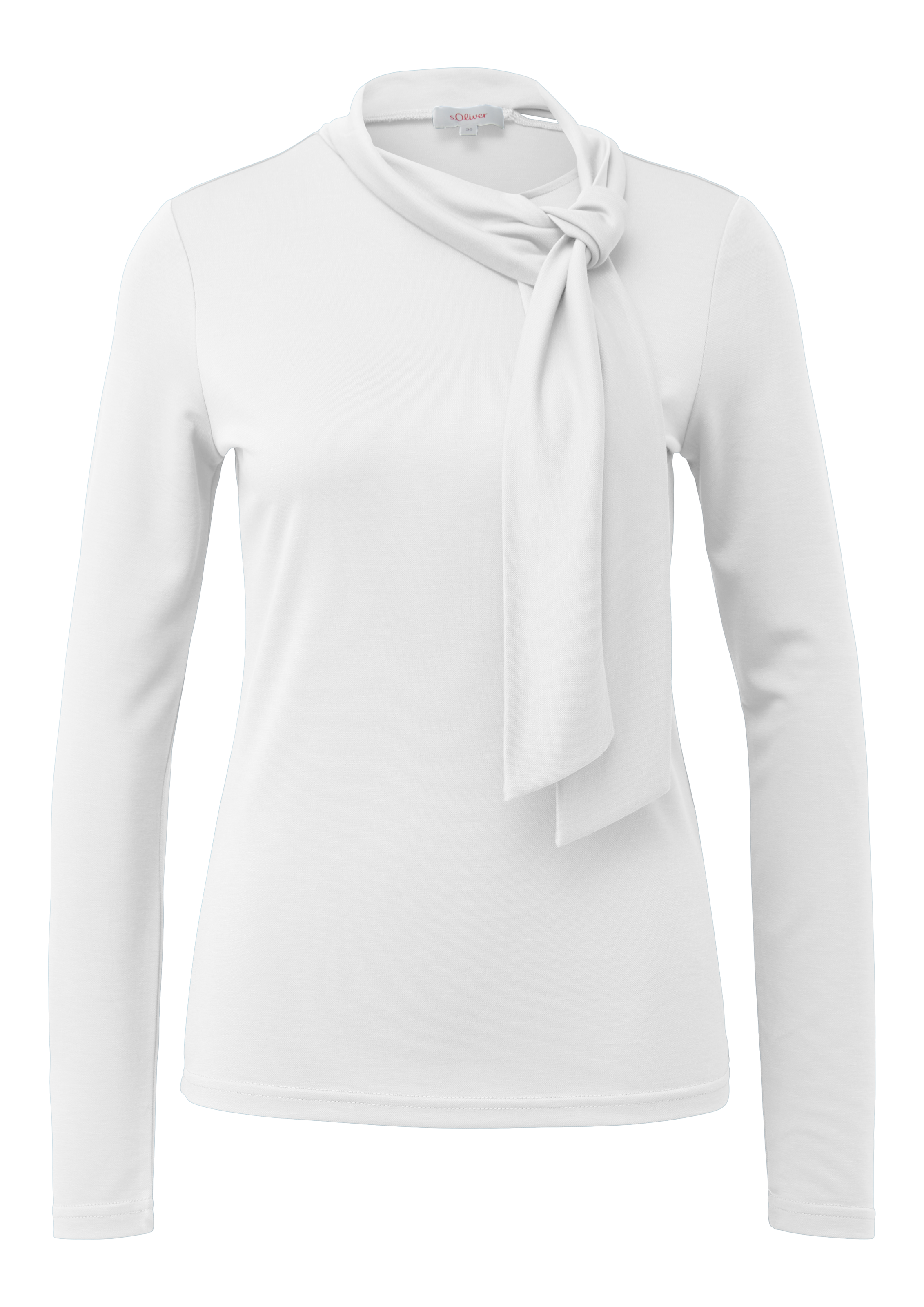 s.Oliver Langarmshirt, mit dekorativer Schleife